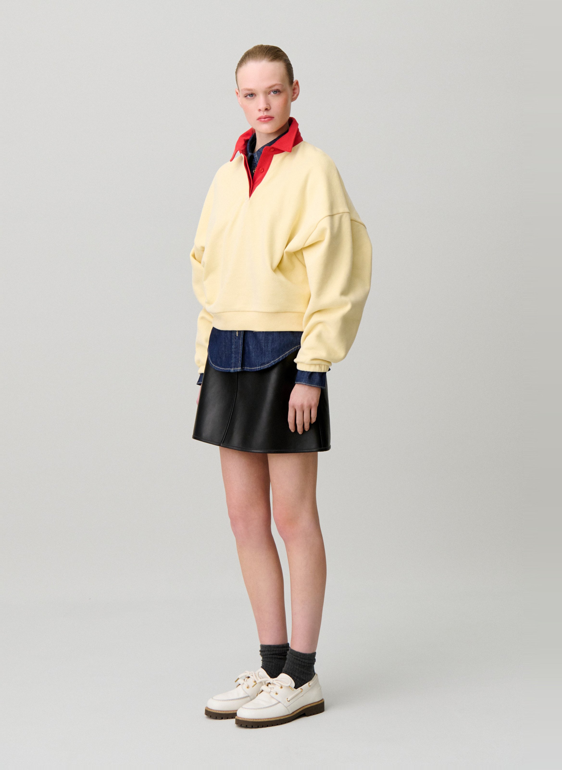 Sweat oversize en coton CLAUDIE PIERLOT Multicolore