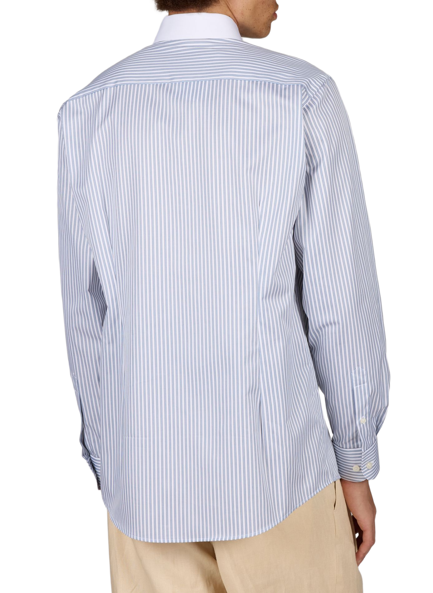 Straight cotton shirt ETON Blue