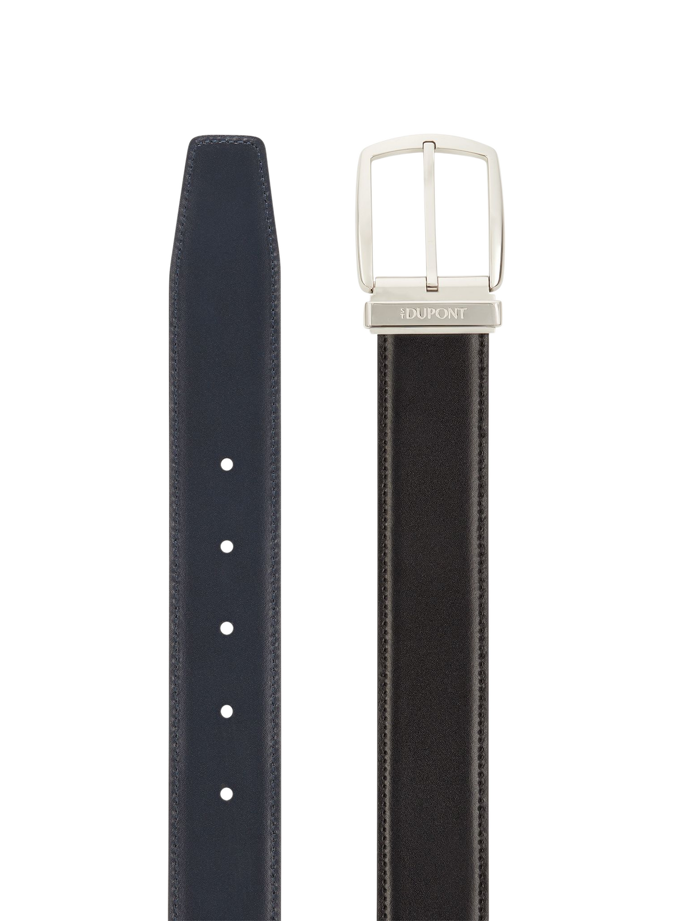 Reversible leather Line D belt S.T. DUPONT Black