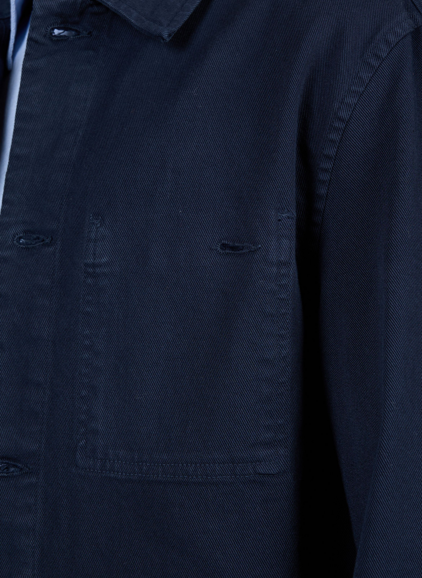 Veste de travail boutonnée en coton mélangé PAUL SMITH Bleu