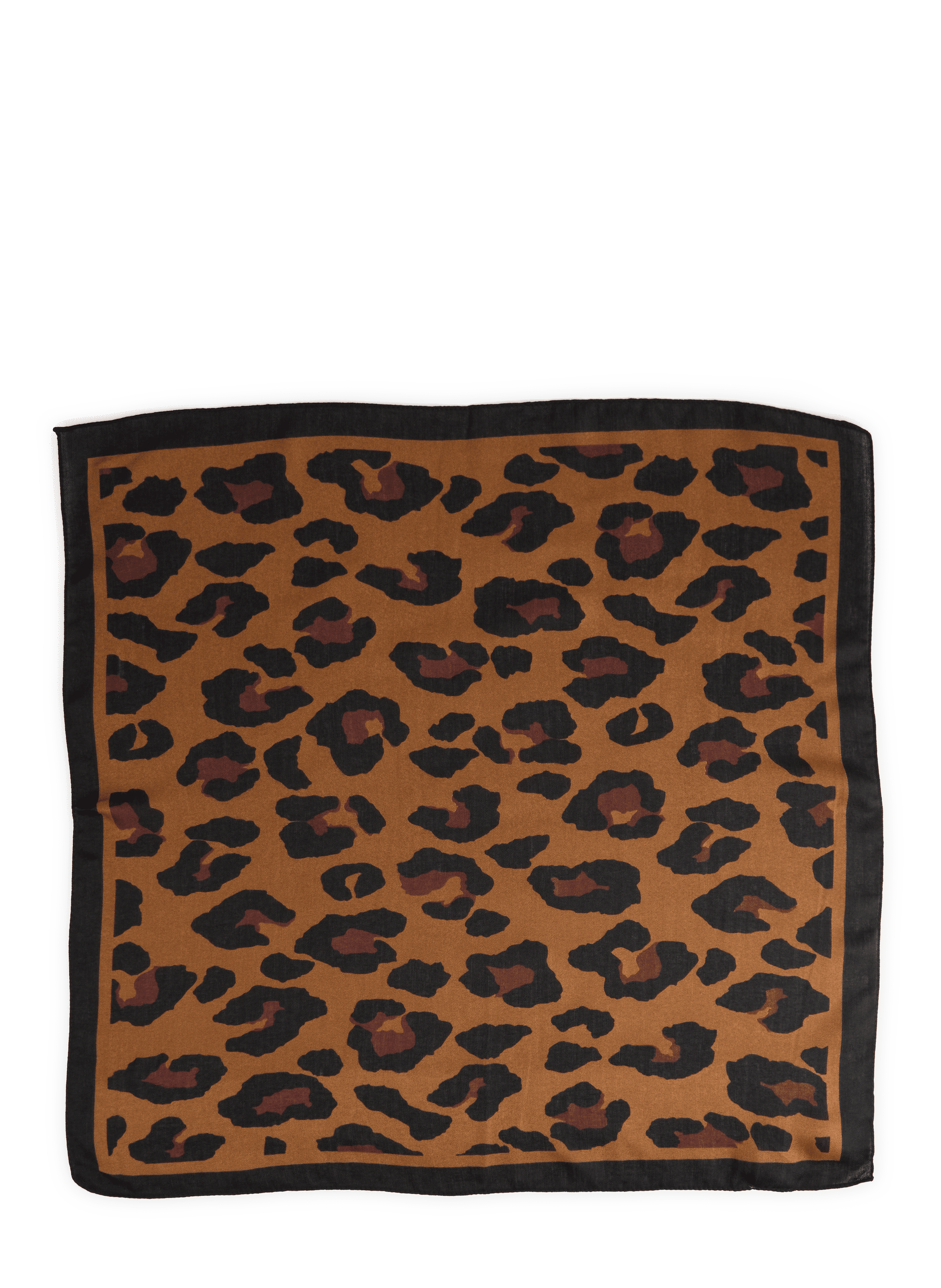 Animal print scarf AU PRINTEMPS PARIS Brown