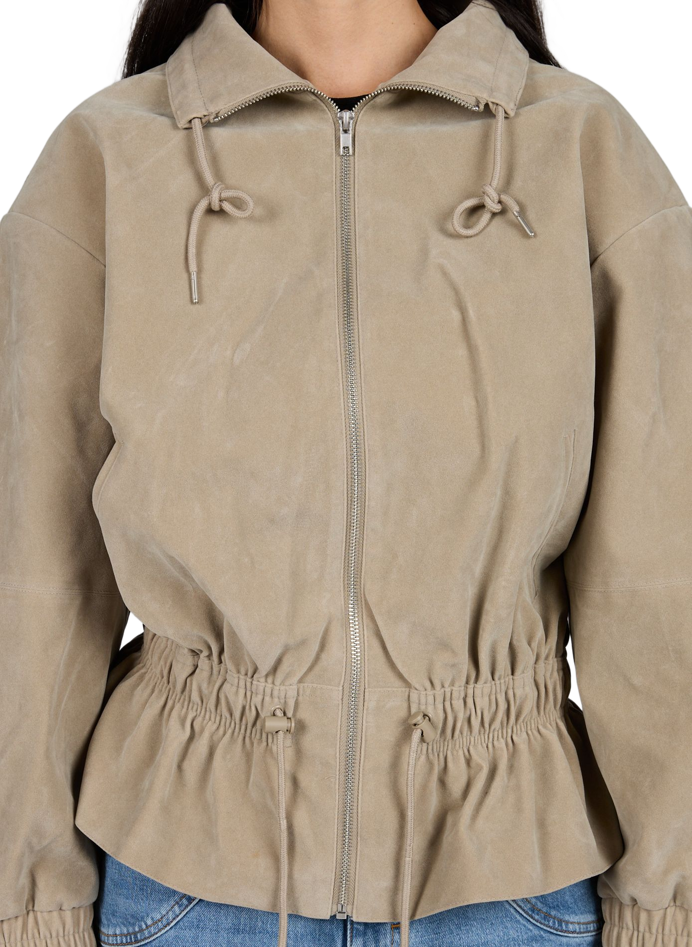Oversized Jacke mit Stehkragen TOPSHOP Grau