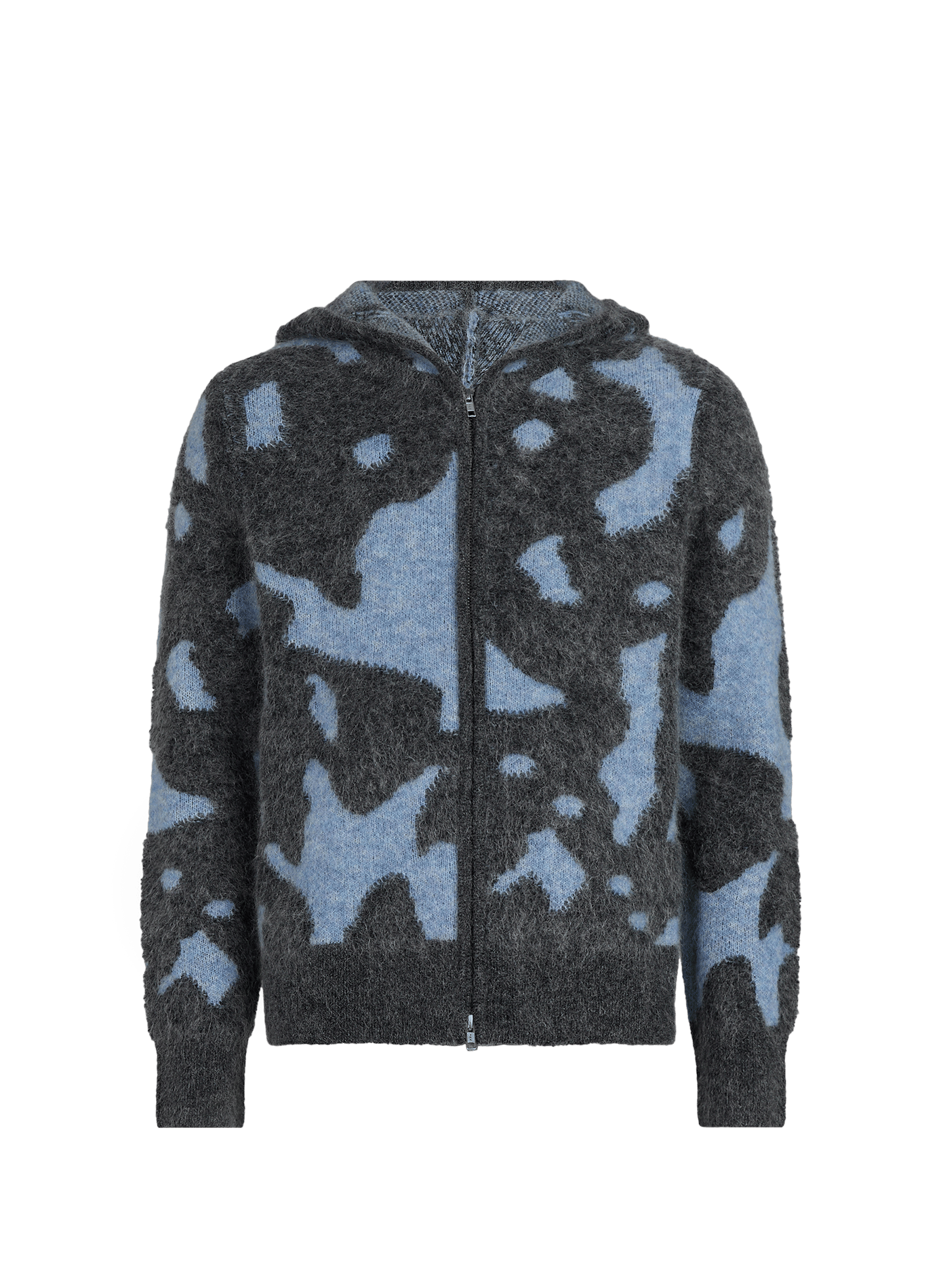Oversized wool-blend cardigan WON HUNDRED Blue
