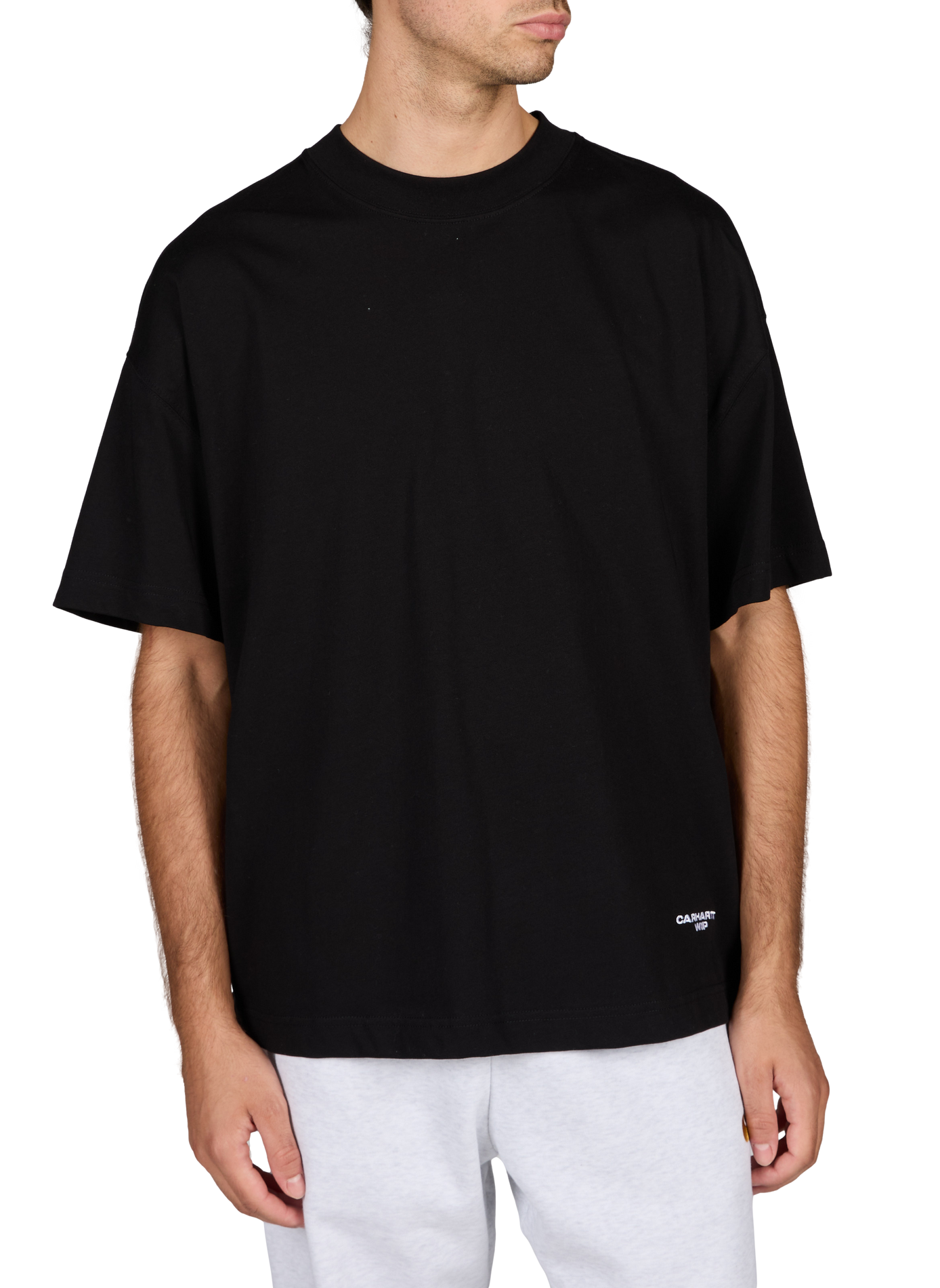 Straight-fit cotton T-shirt | Black CARHARTT WIP Men
