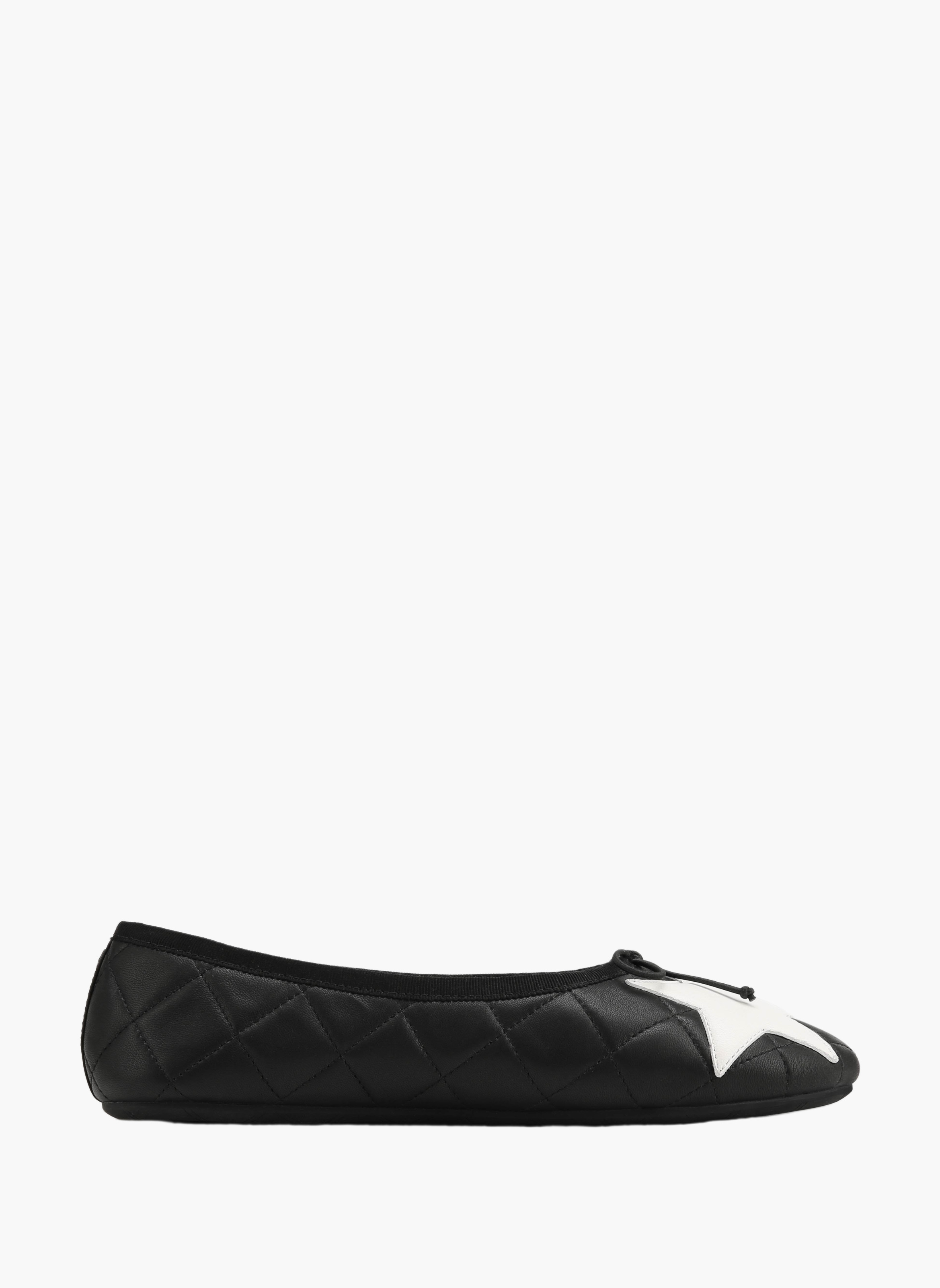 Bedford ballerina’s van leer NAKED WOLFE Zwart