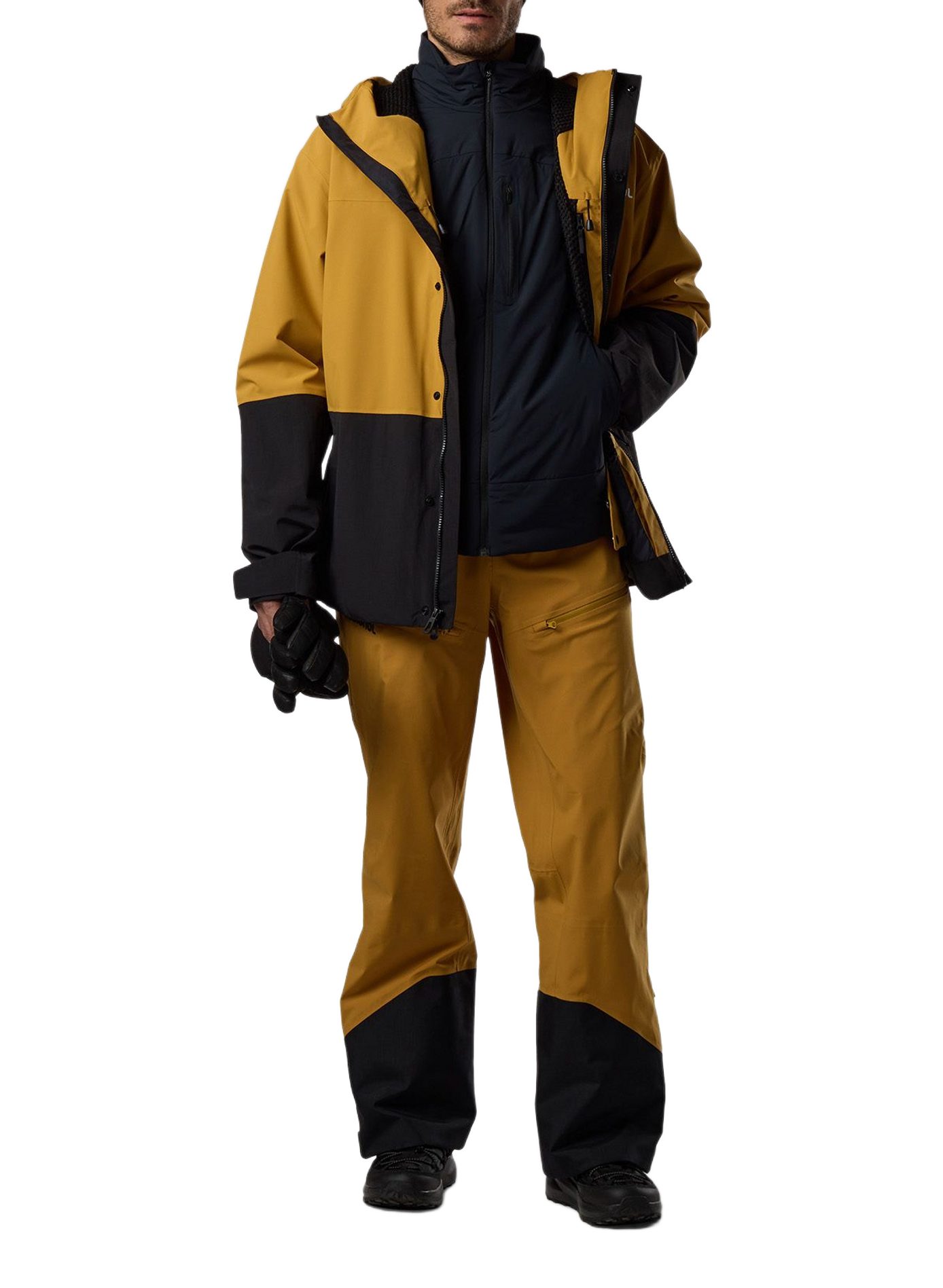 Veste droite col montant zippée ROSSIGNOL Negro