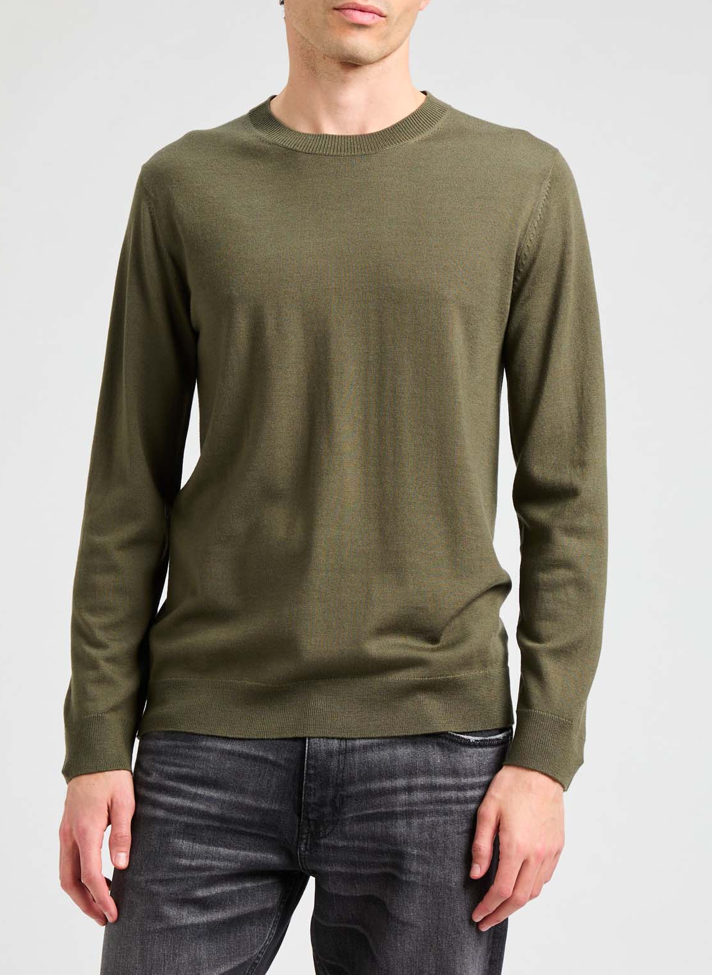 Merinowollpullover AU PRINTEMPS PARIS Khaki