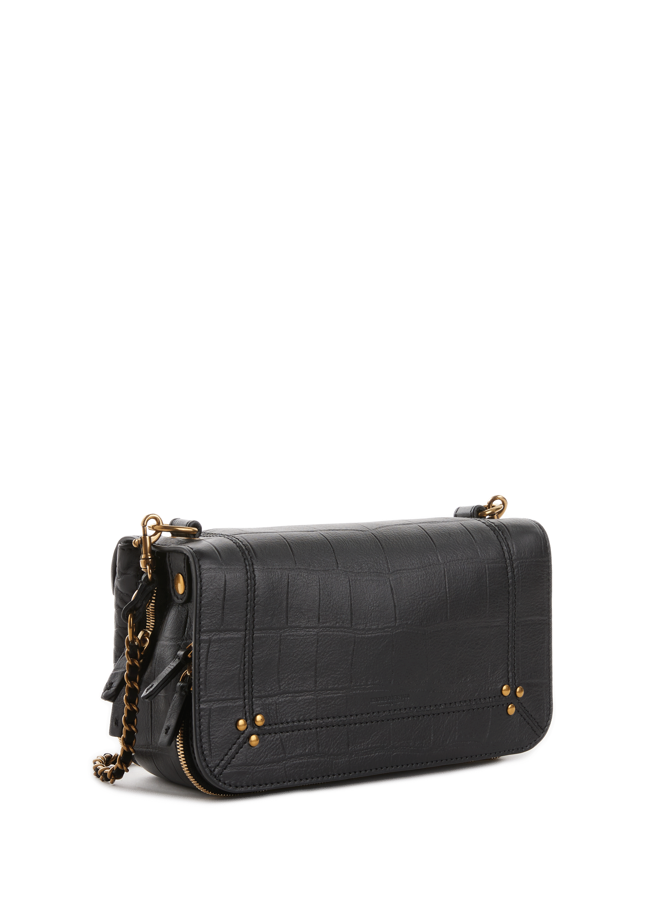 Sac à bandoulière Bobi en cuir de vachette JÉRÔME DREYFUSS Noir