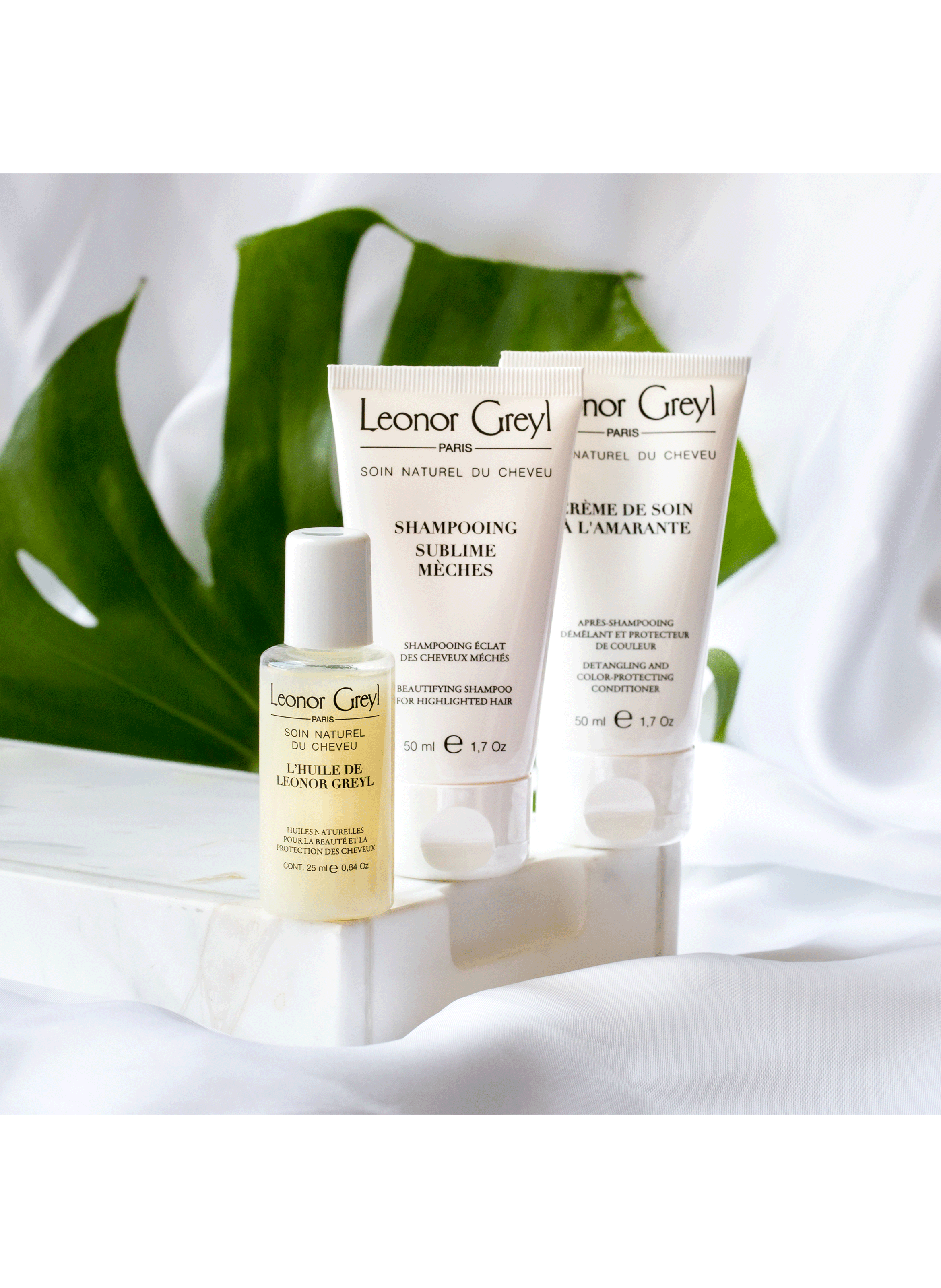 Trousse Week-end cheveux colorés LEONOR GREYL No color