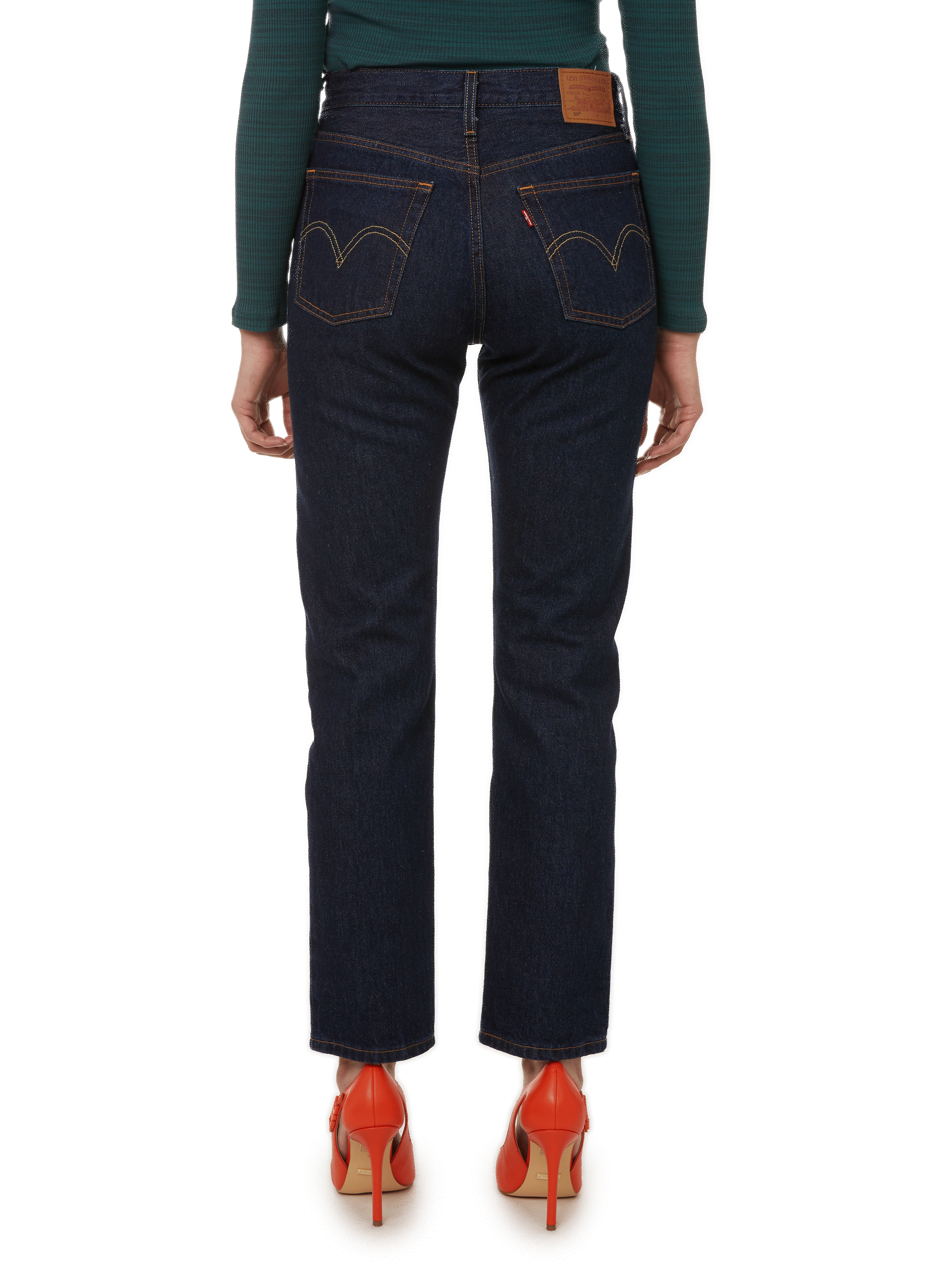 501 Original cotton denim Jeans LEVI'S Blue