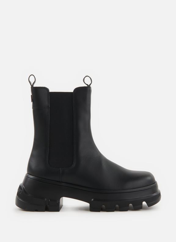 TOMMY HILFIGER Ankle boots with silver tips Black