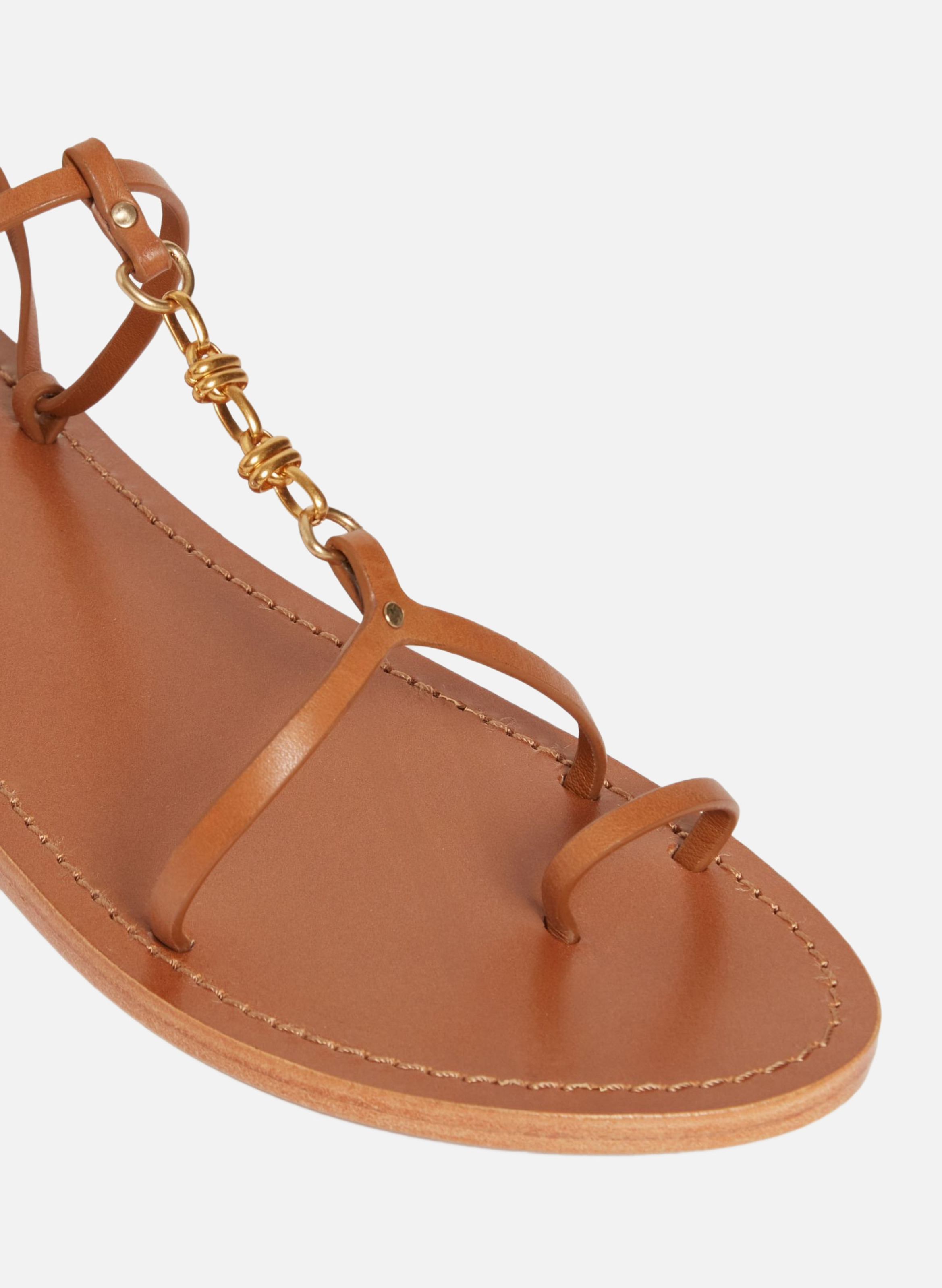 Sandale plate VANESSA BRUNO Marron