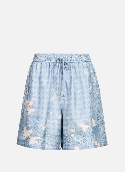 Printed silk Bermuda shorts AMIRI Printed silk Bermuda shorts AMIRI