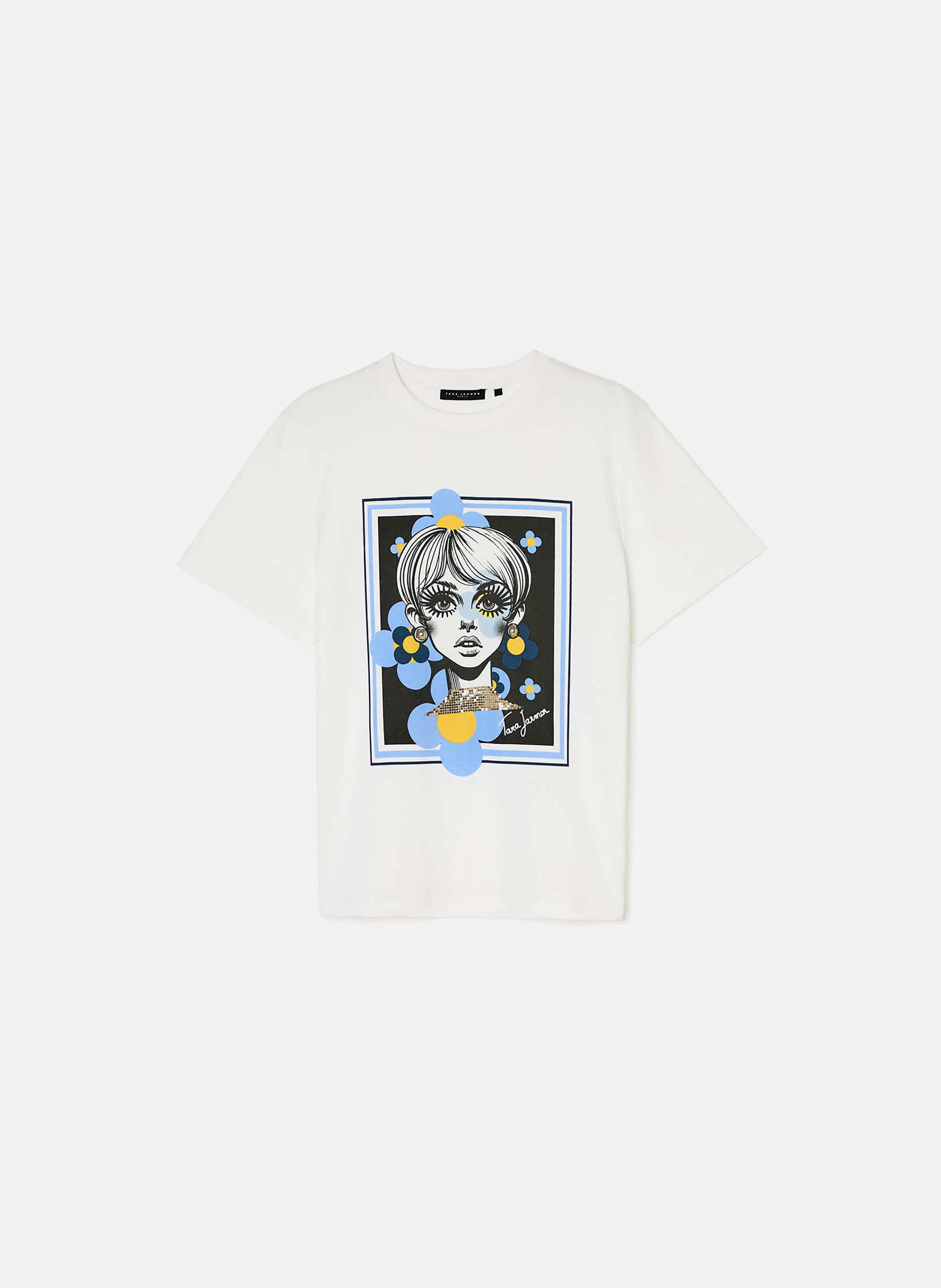 Tee shirt  taratwiggy | Blanc TARA JARMON Femme