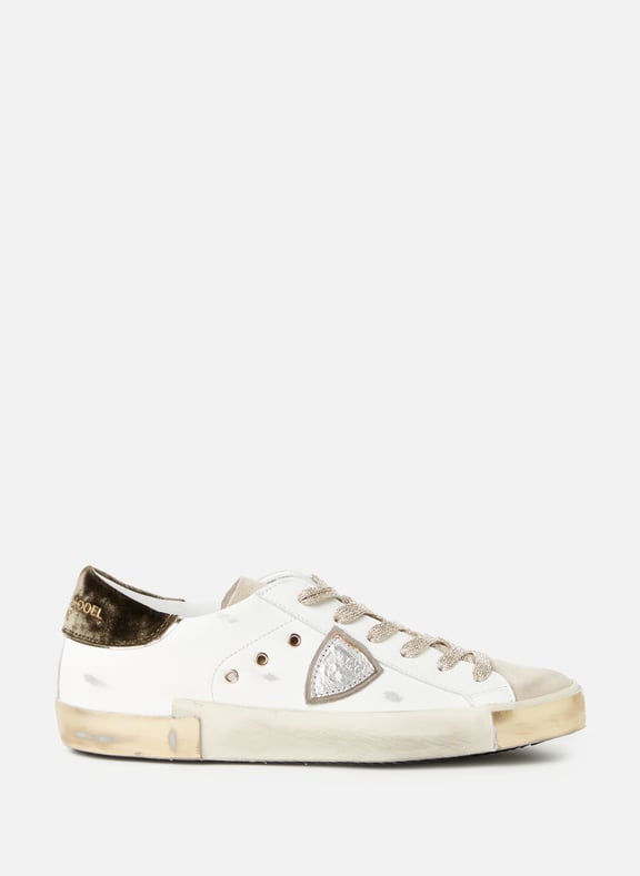 Bi-material leather sneakers Multicolour by PHILIPPE MODEL PHILIPPE MODEL Bi-material leather sneakers Multicolour