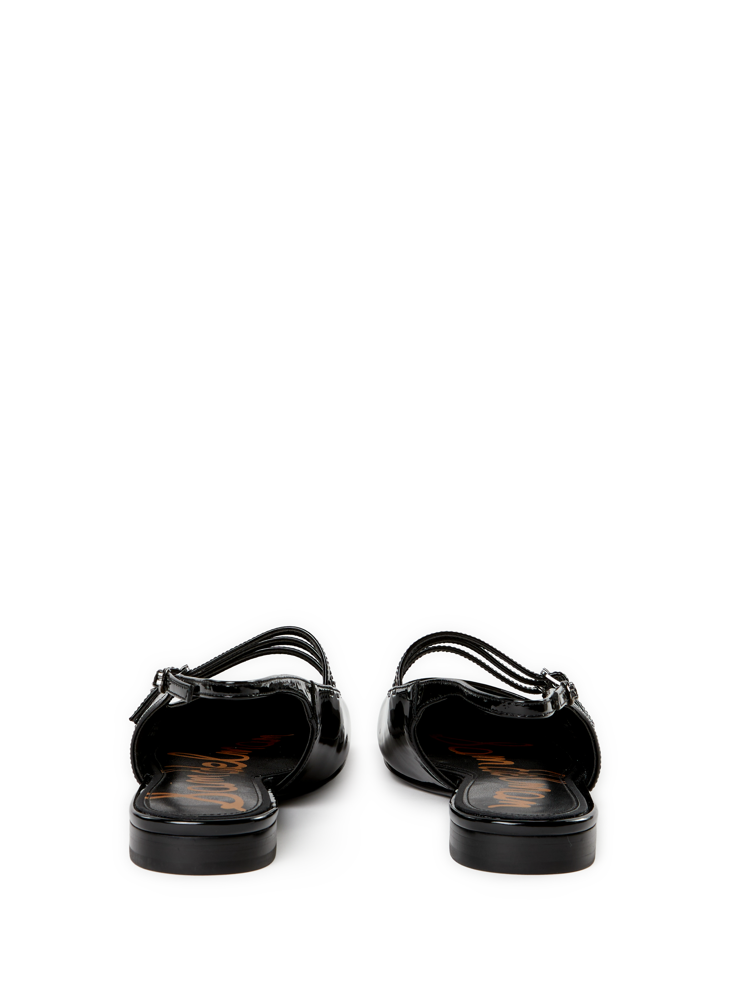 Sling-back en cuir de vache SAM EDELMAN Noir