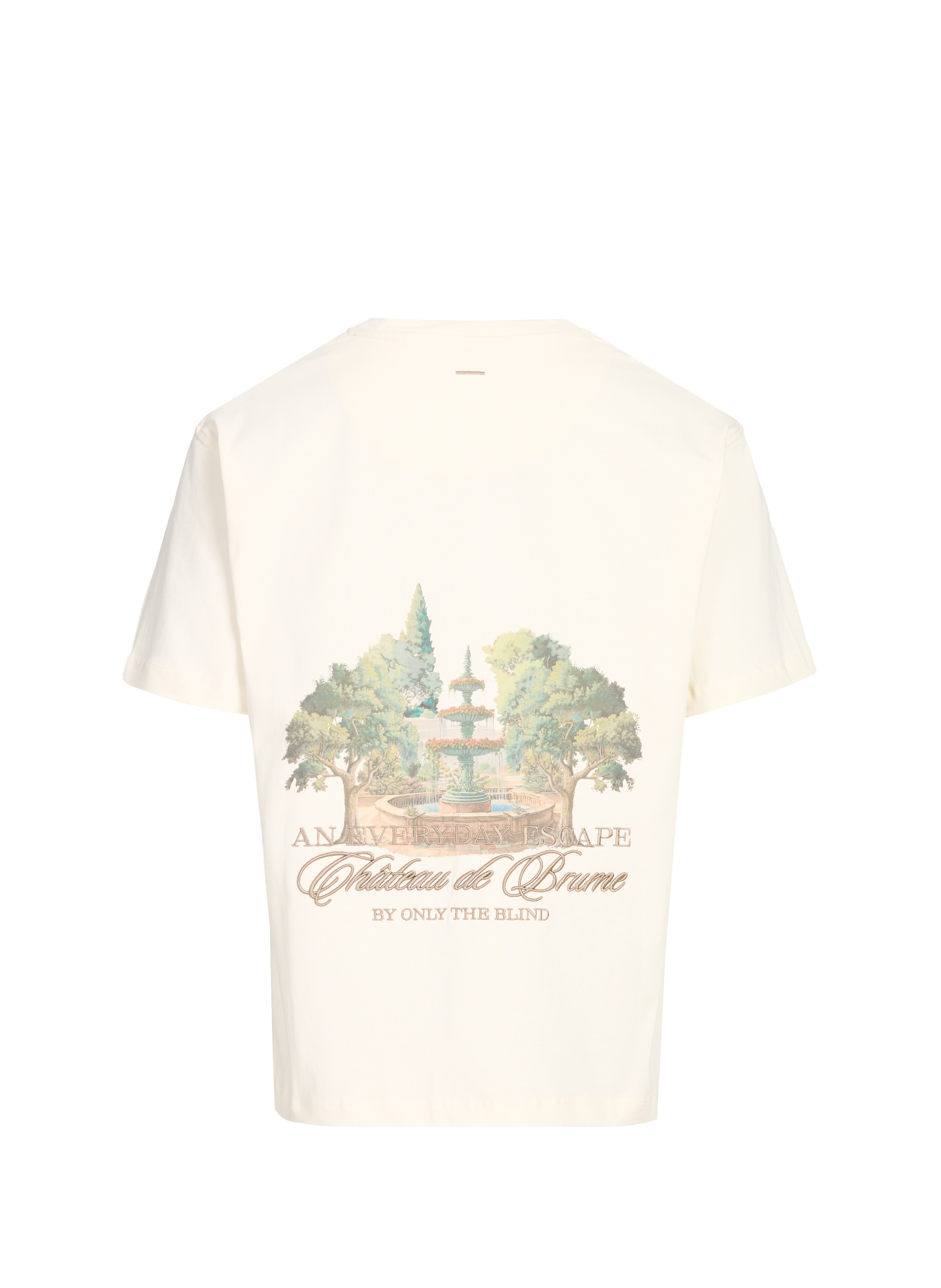Château de Brume cotton T-shirt ONLY THE BLIND Beige