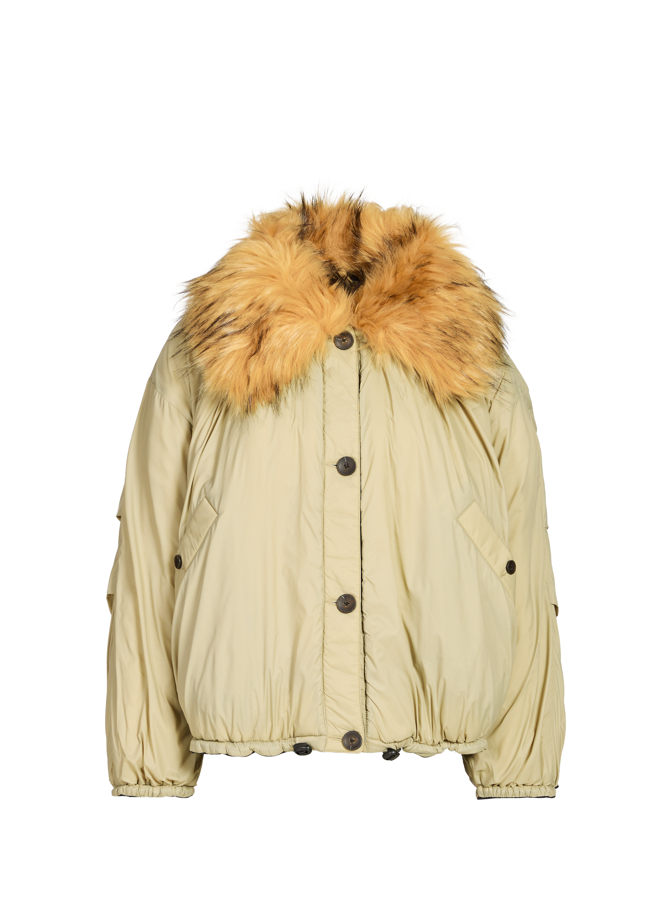 Oversized bomber with a classic collar TOPSHOP Green