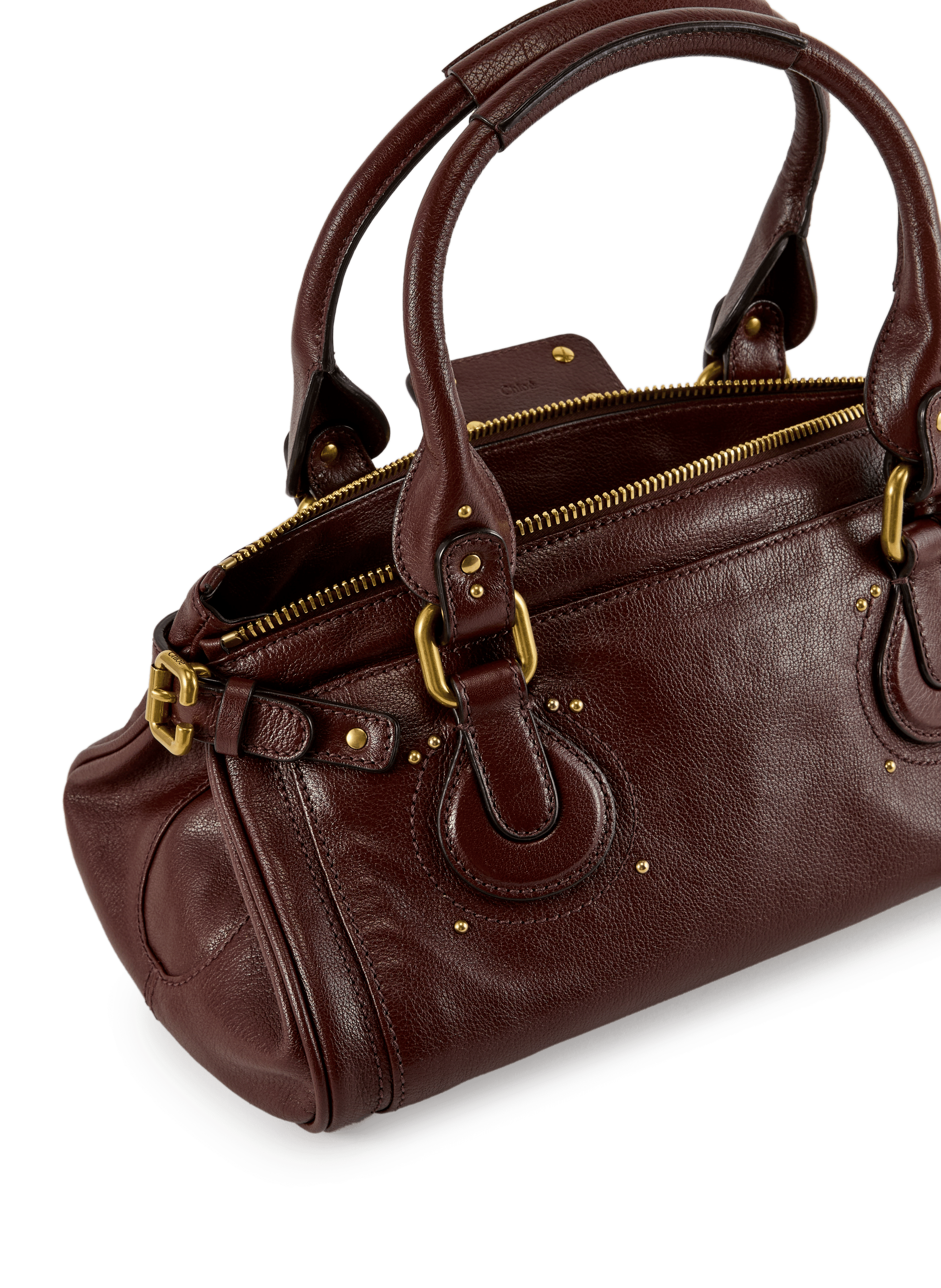 Sac à main en cuir CHLOÉ Marron