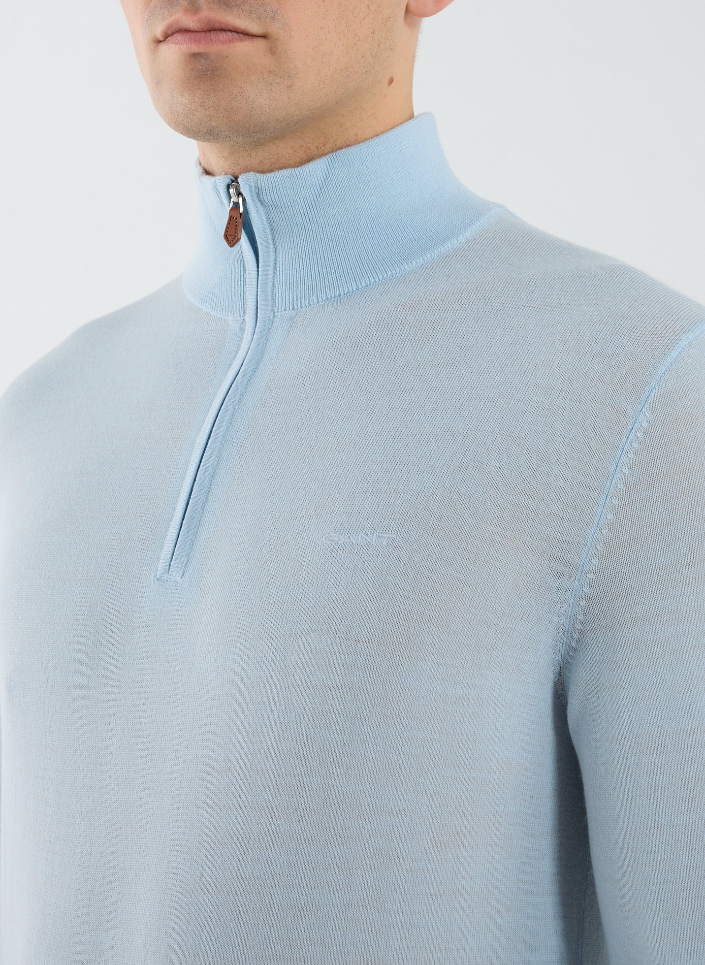 Fine merino wool jumper GANT Blue
