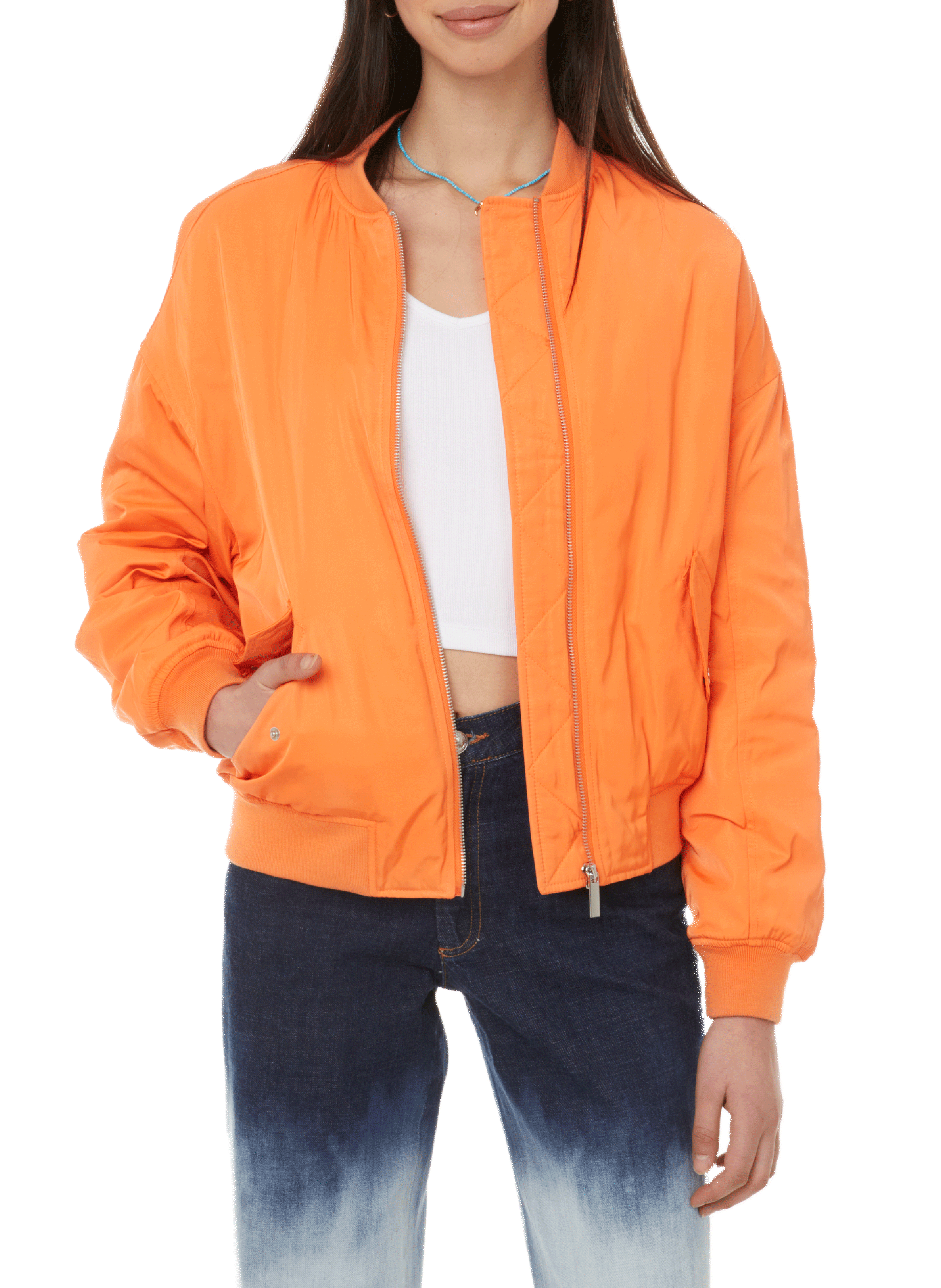 SAISON 1865 Robie bomber jacket Orange