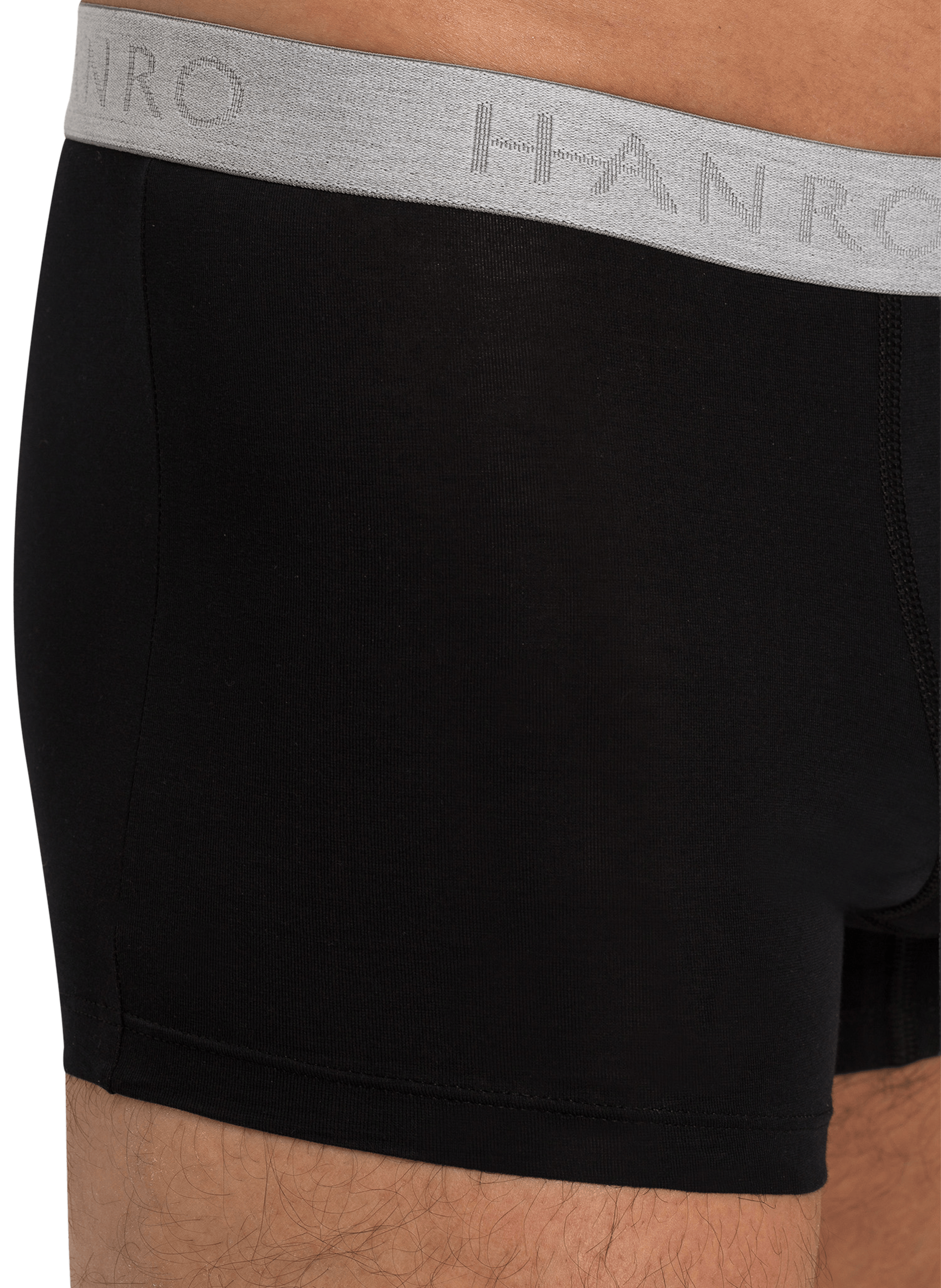 Set of two cotton boxers HANRO Black