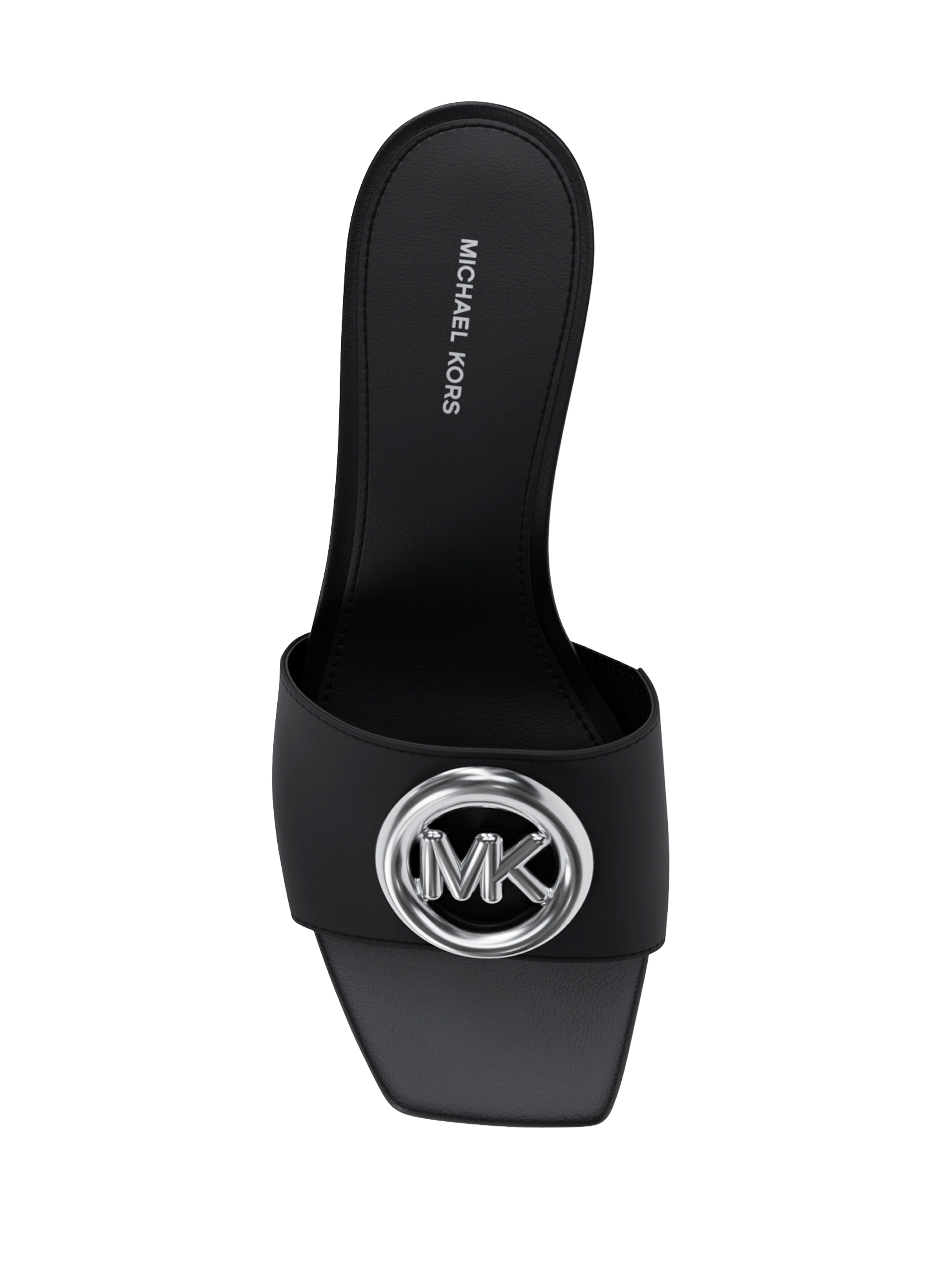 Sandales à talon en cuir mélangé MICHAEL KORS Noir