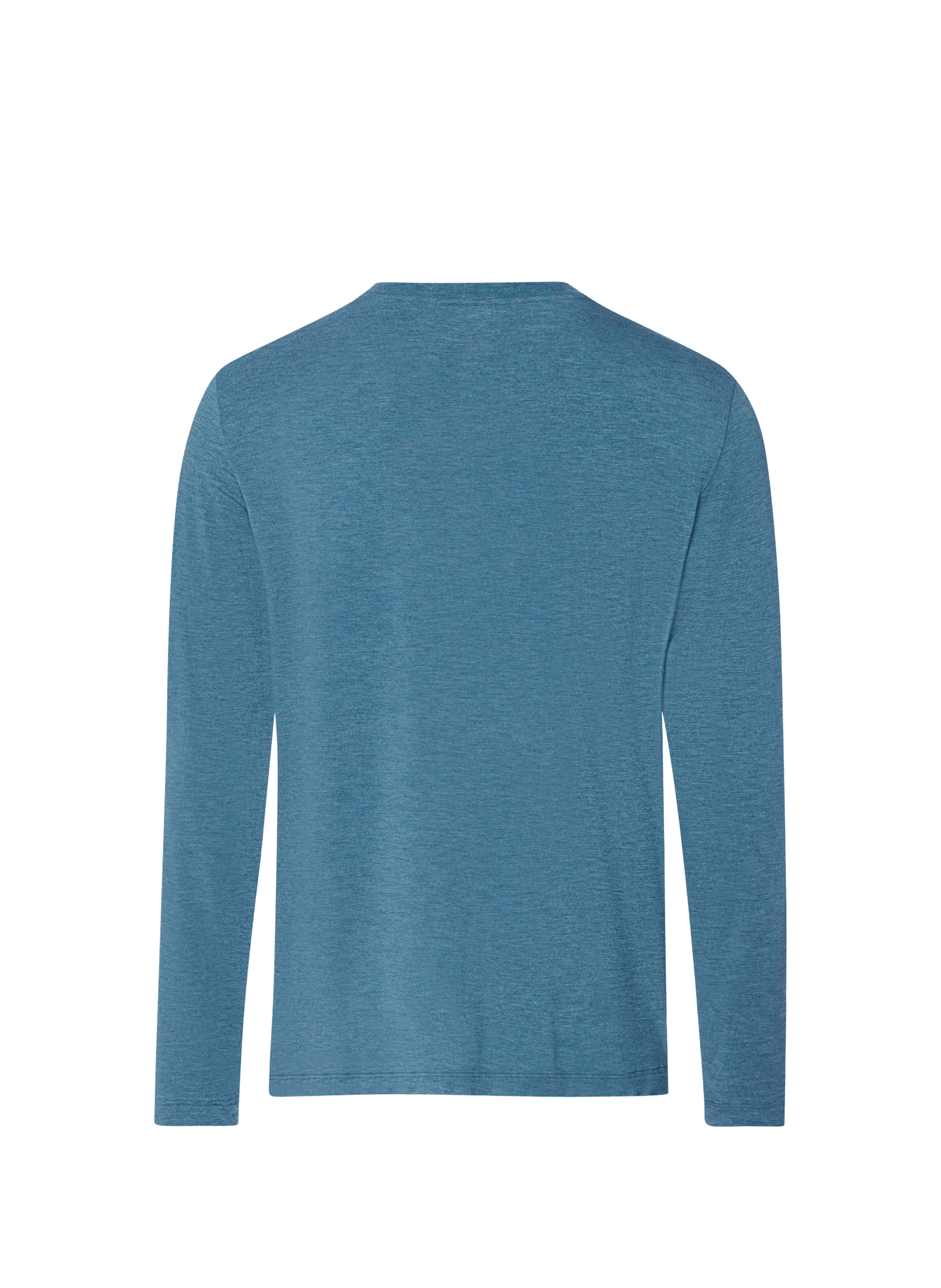 T-shirt col V à manches longues HANRO Bleu