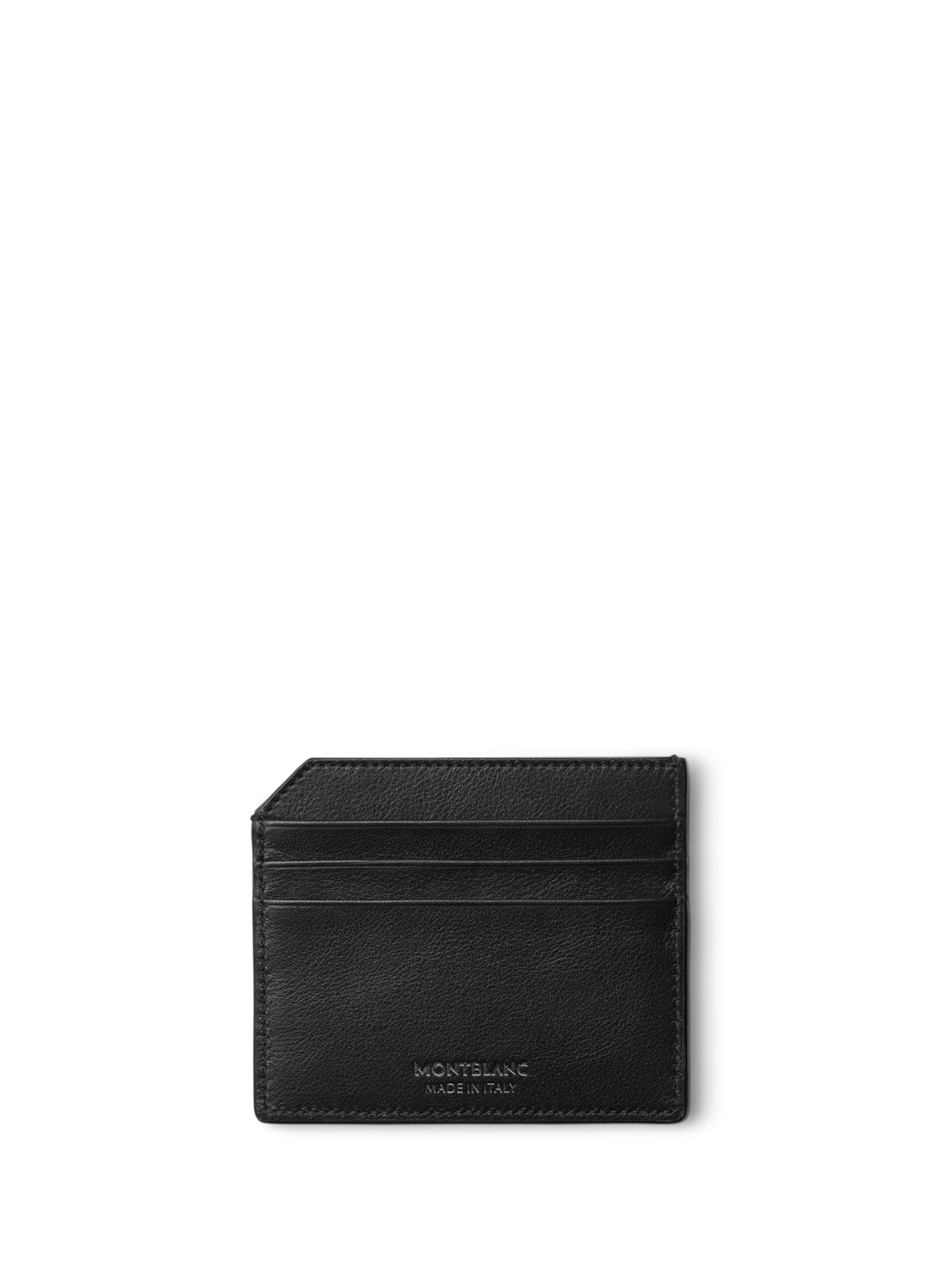 Compact leather card holder MONTBLANC Black