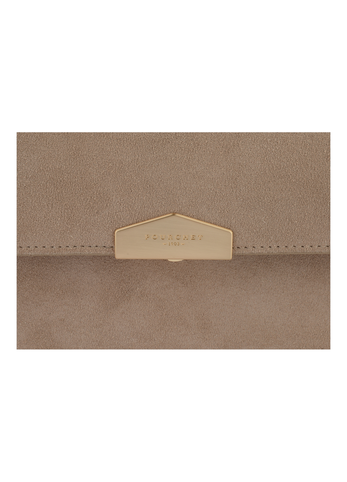 Anjou daim | porté épaule gm POURCHET Gris