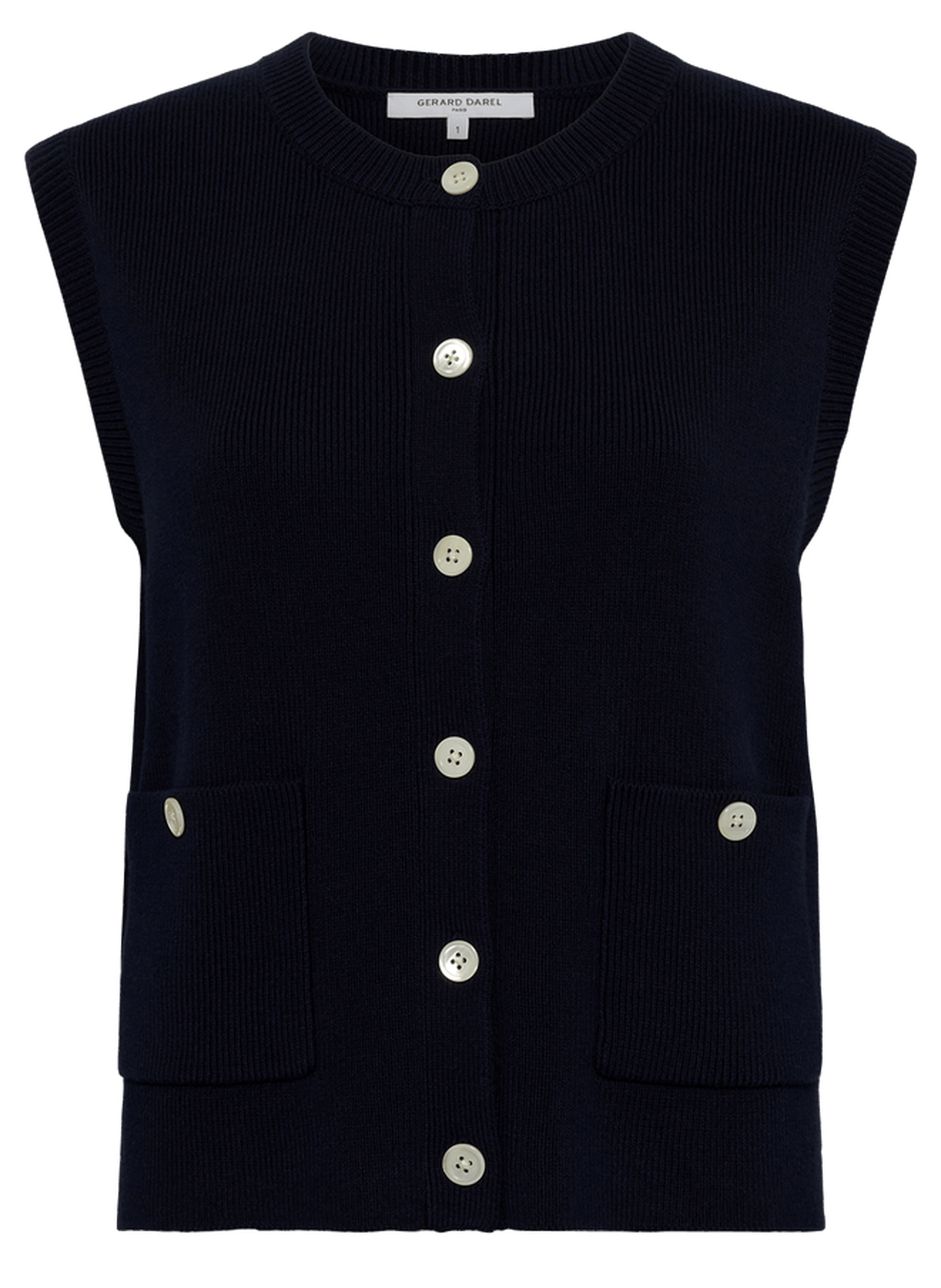 Gilet sans manche en coton - louve GERARD DAREL Bleu