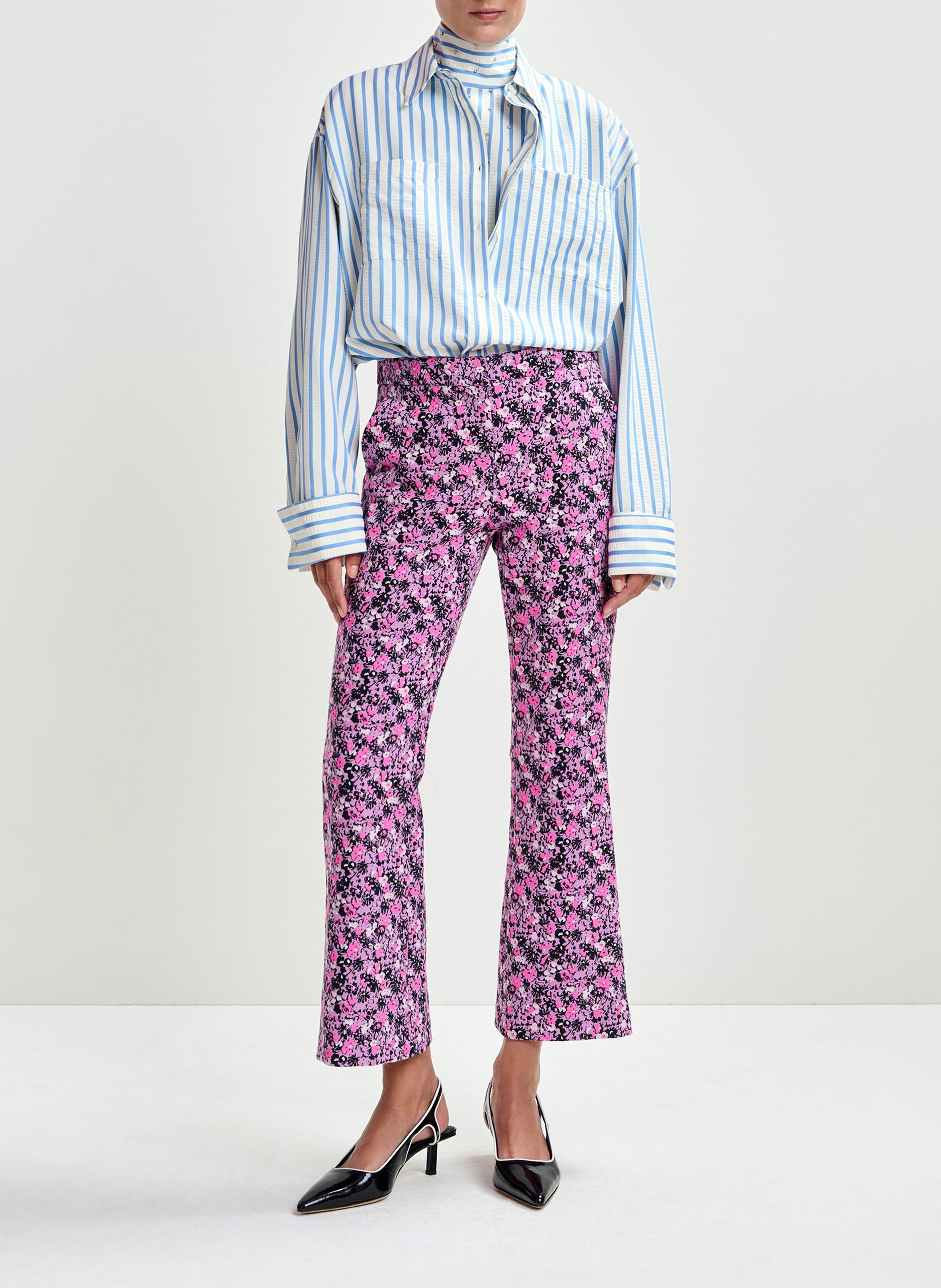 Chemise oversize à rayures Janna ESSENTIEL ANTWERP Blanc