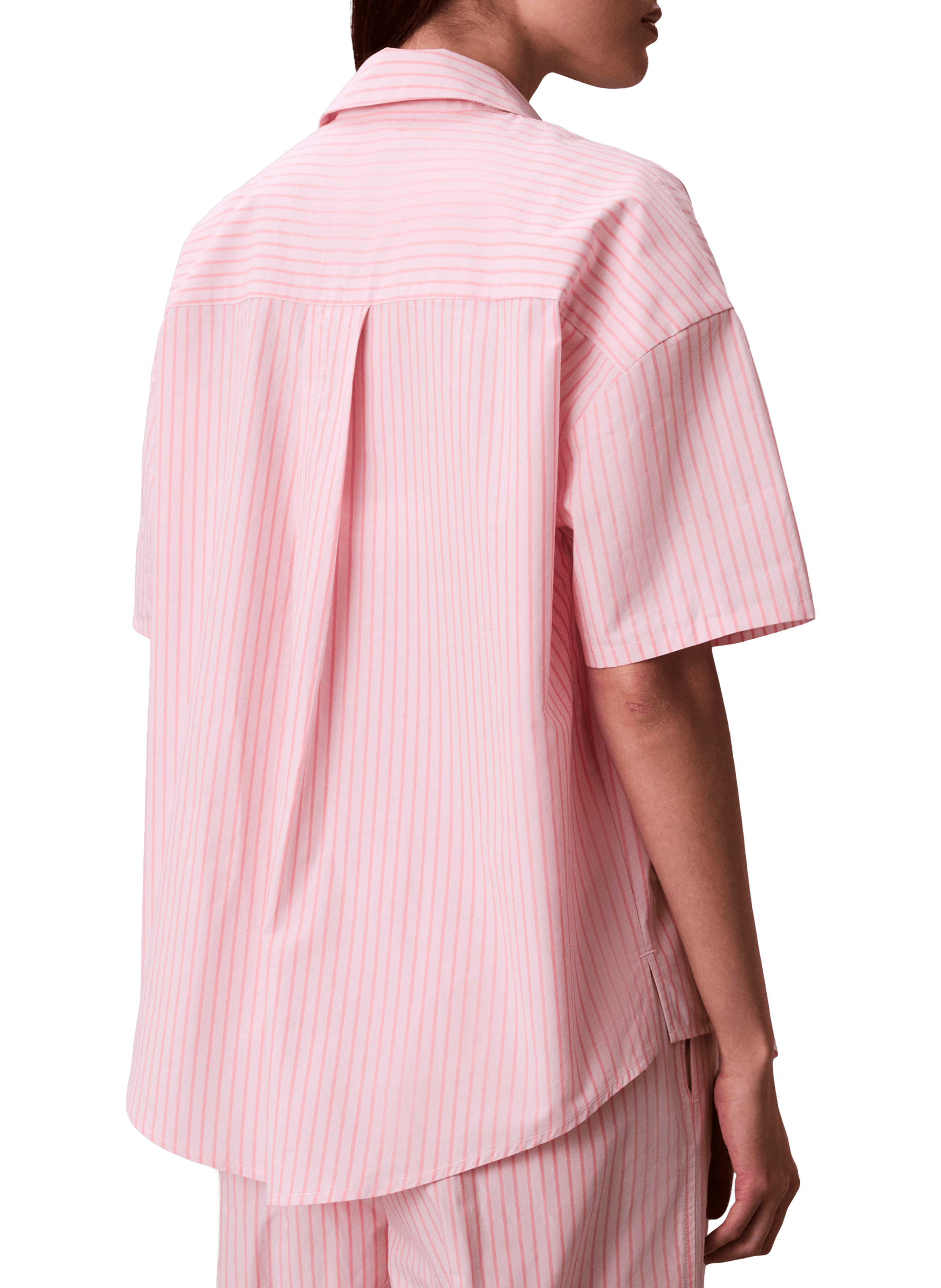 Cotton check pyjama set CALVIN KLEIN Pink