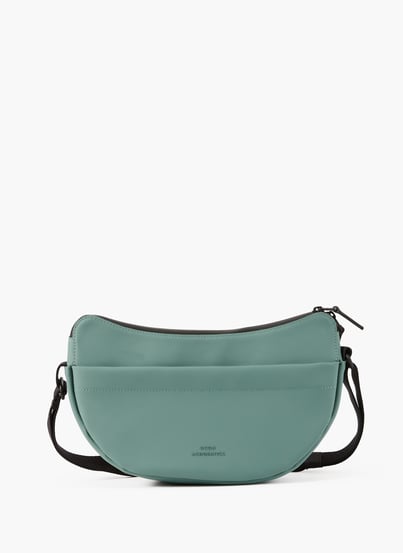 Mini Sac Bandoulière en Jacquard et Cuir Vert Campomaggi - Jane de Boy Mini Sac Bandoulière en Jacquard et Cuir Vert Campomaggi - Jane de Boy