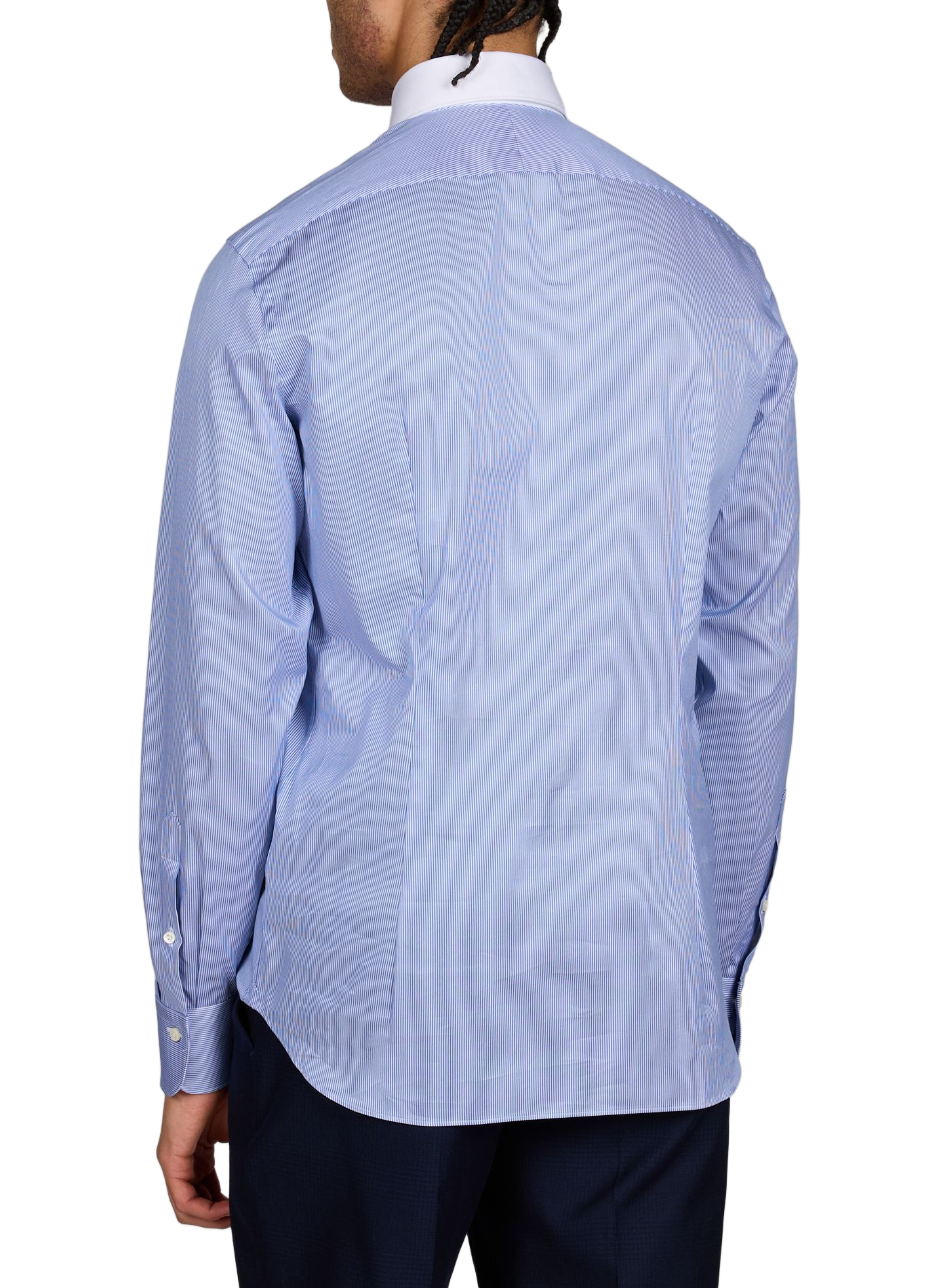 Chemise à rayures en coton VAN LAACK Bleu