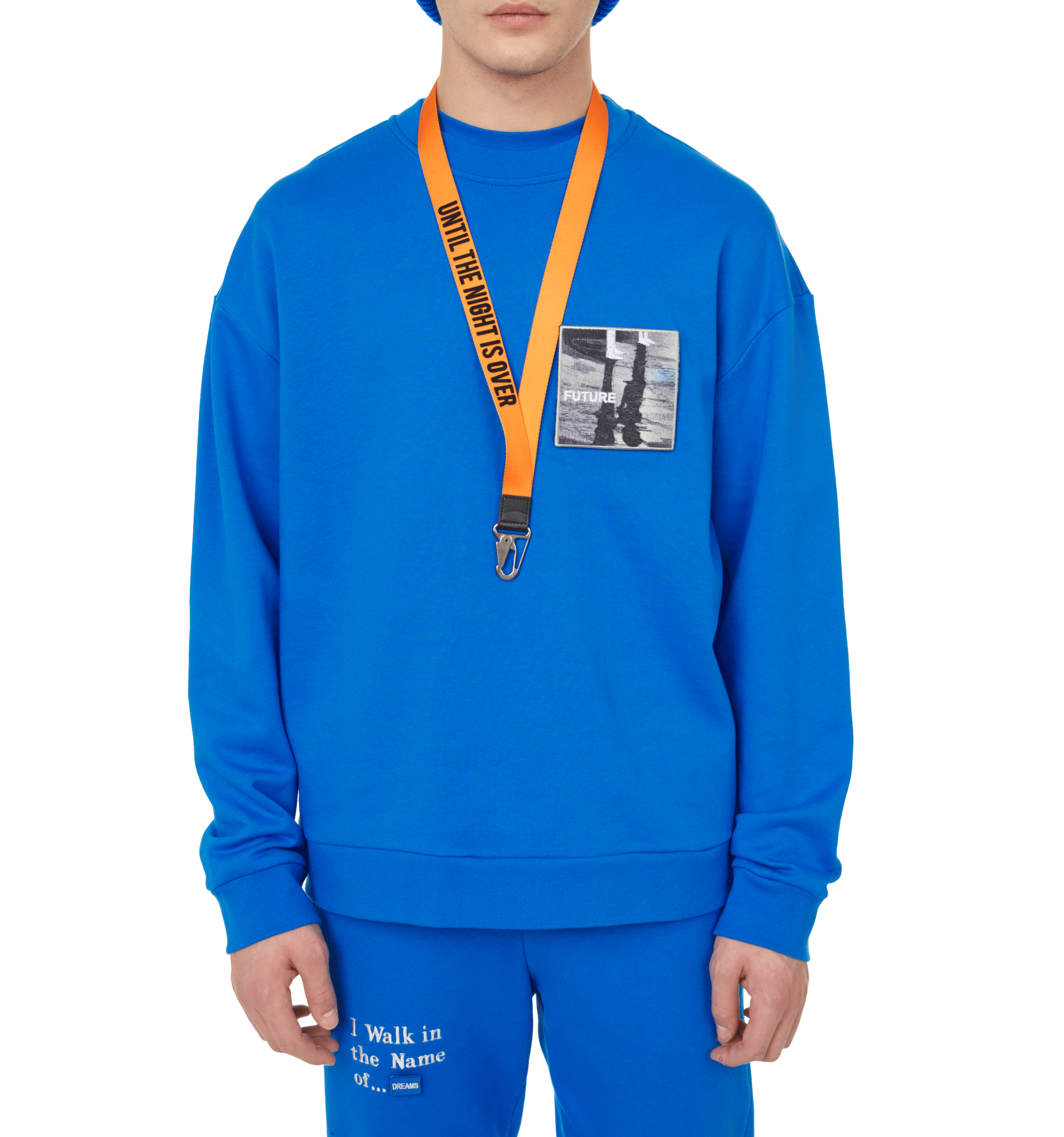 Sweatshirt en coton UNTIL THE NIGHT IS OVER Bleu