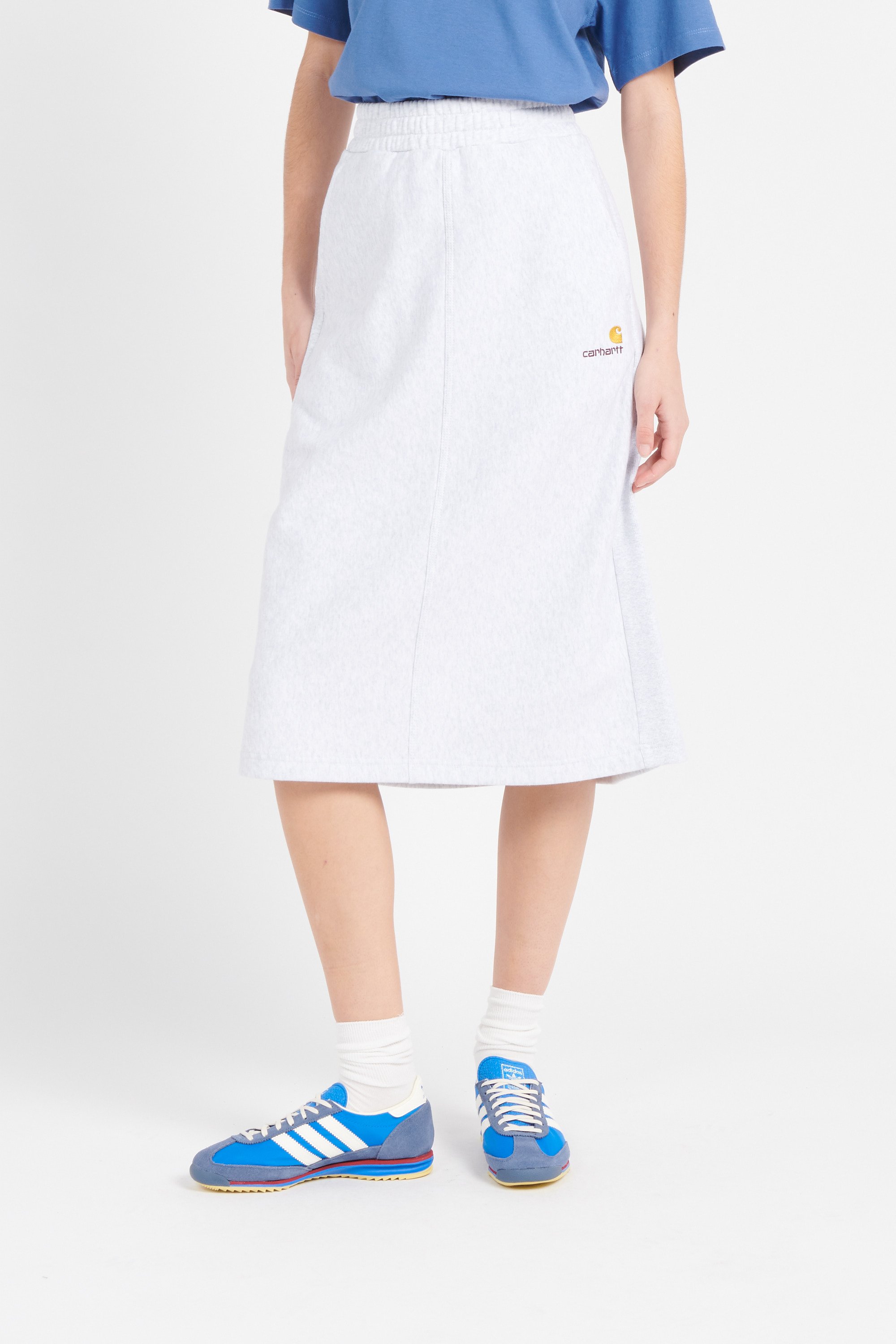 Jupe w' american script sweat skirt CARHARTT WIP Gris