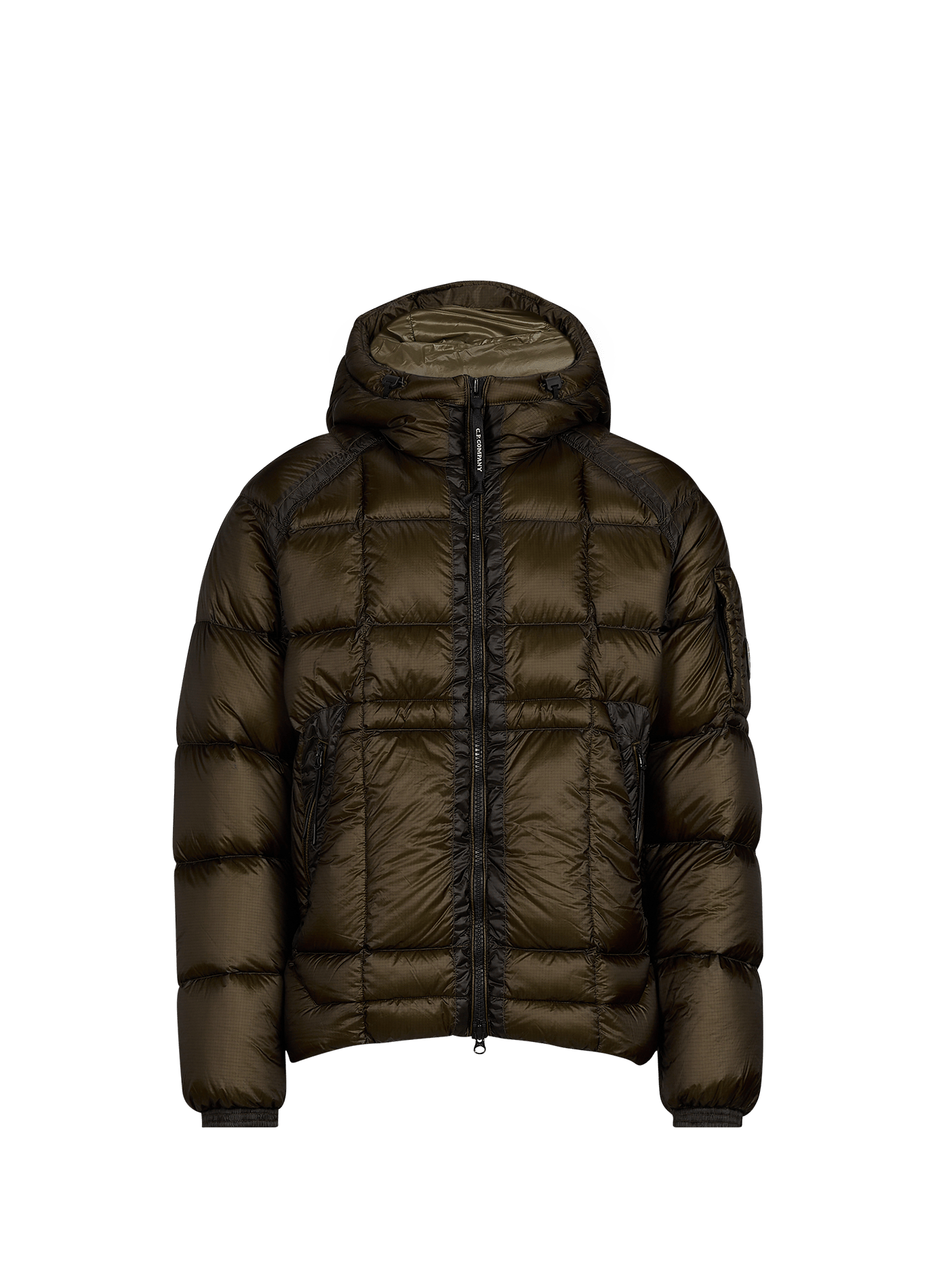 Doudoune matelassée à capuche CP COMPANY Kaki