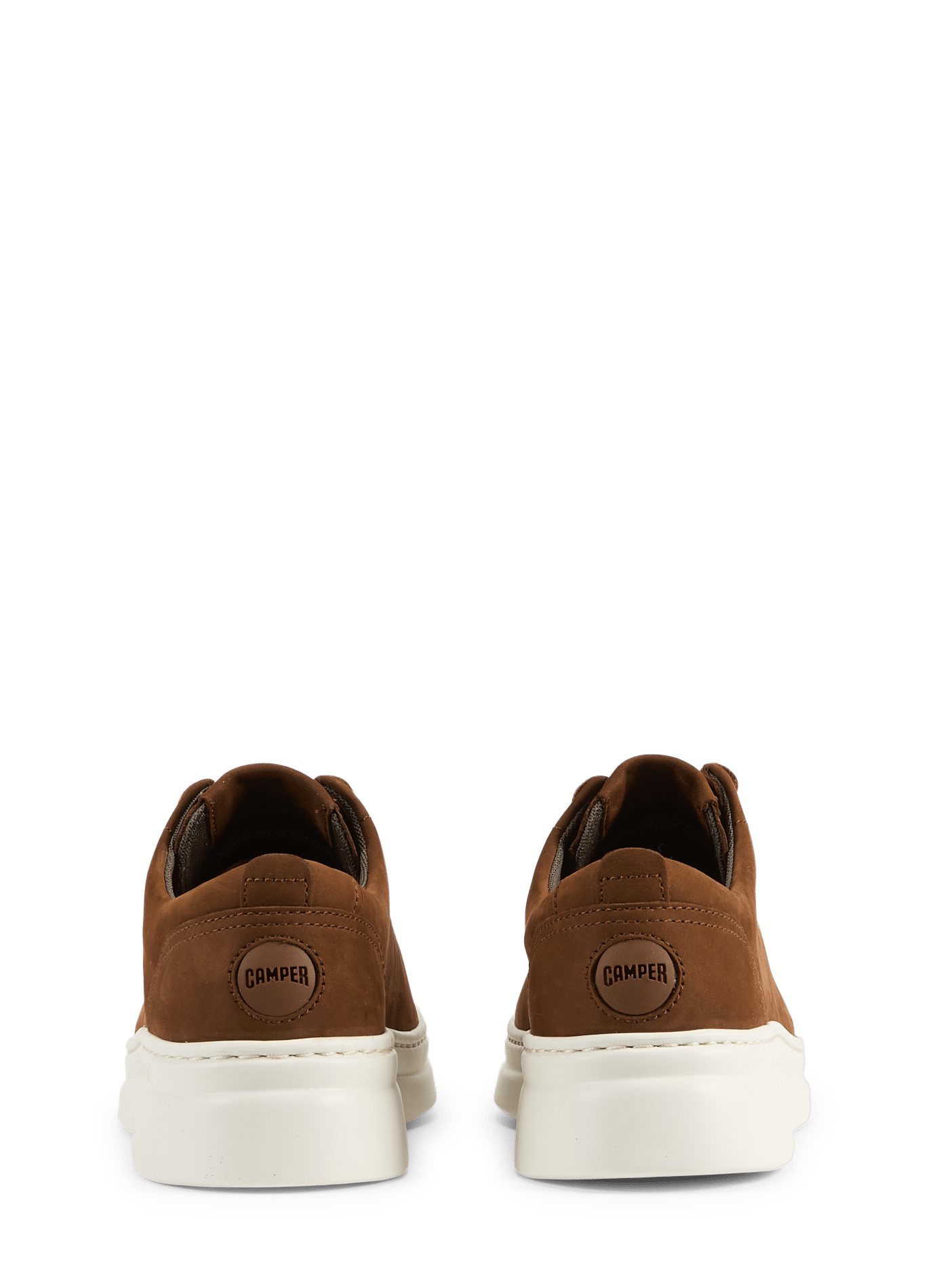 Zapatillas de cuero gamuzado CAMPER Marrón