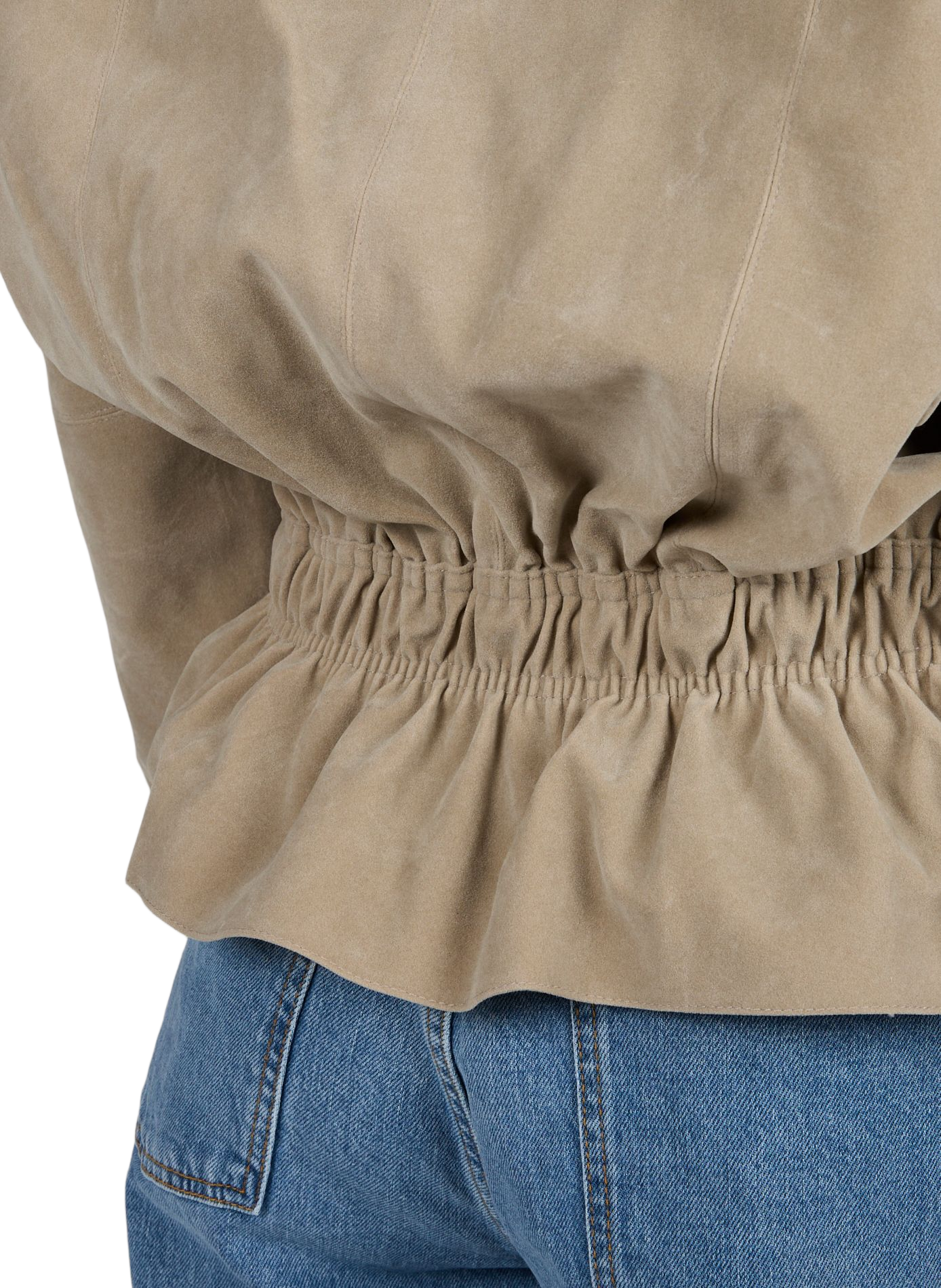Oversized Jacke mit Stehkragen TOPSHOP Grau