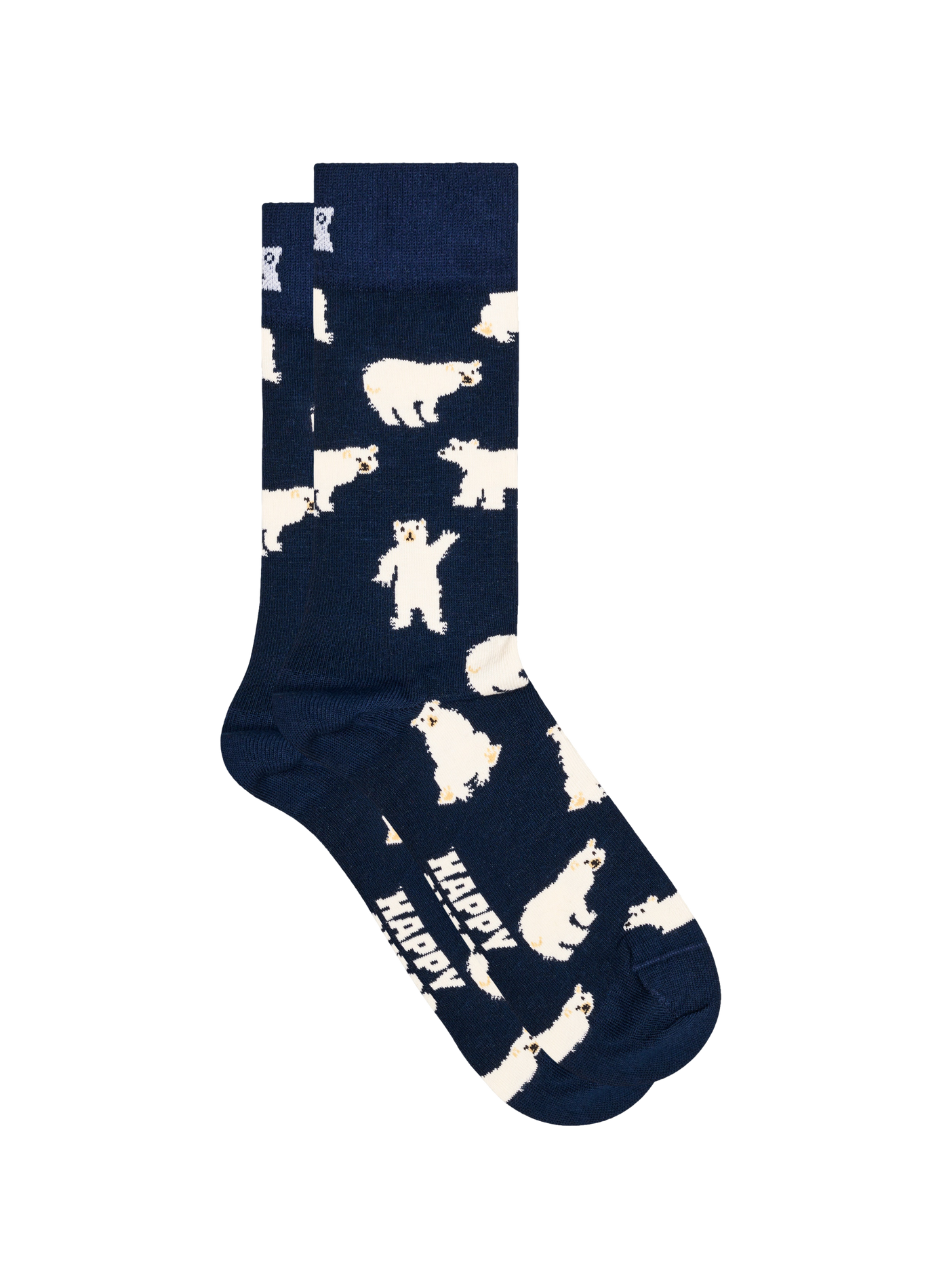 Chaussettes motif ours en coton mélangé HAPPY SOCKS Bleu