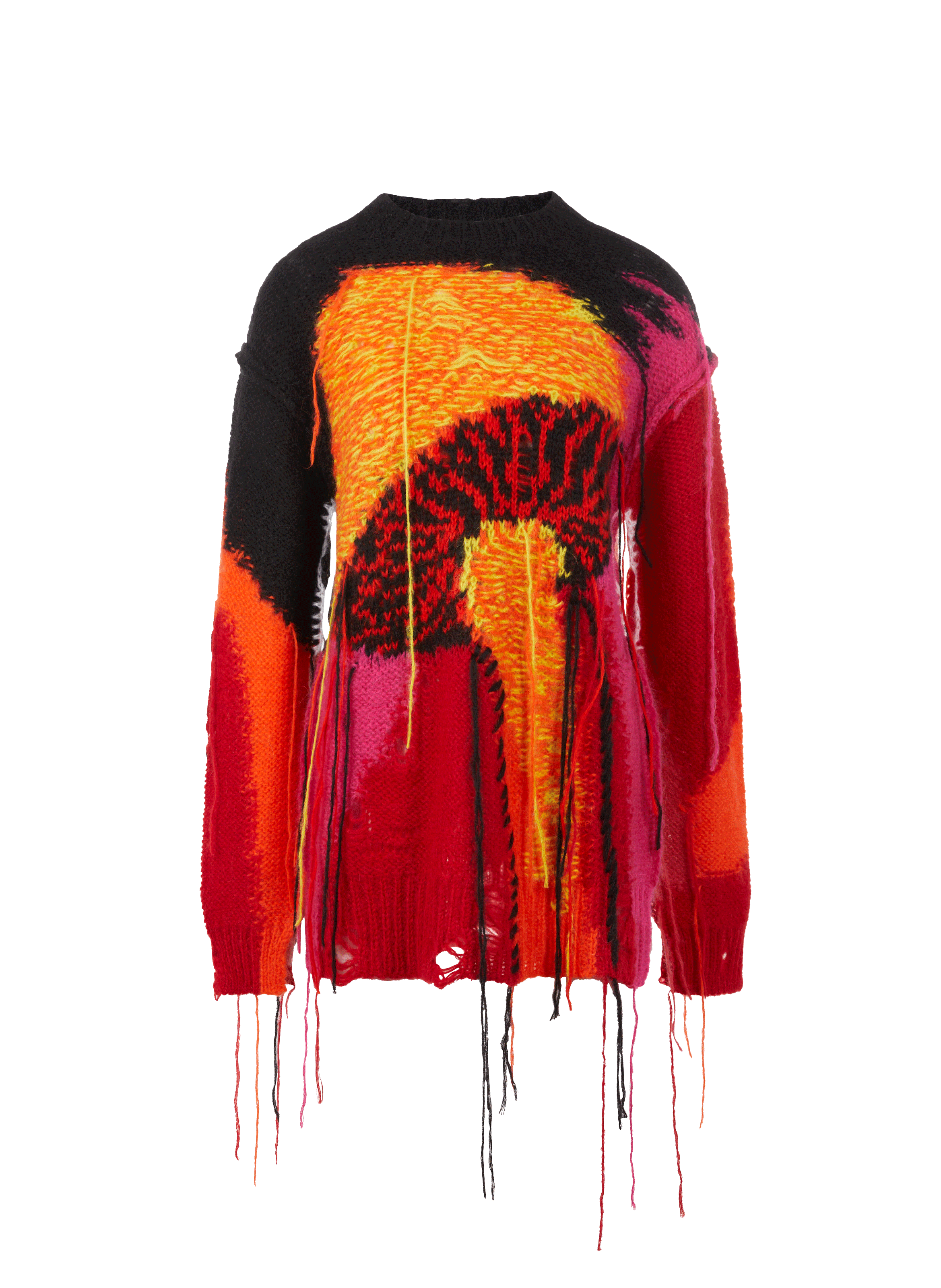 Pull Forest en mohair et laine mélangés