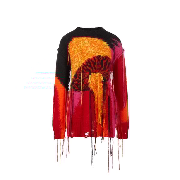 Pull Forest en mohair et laine mélangés