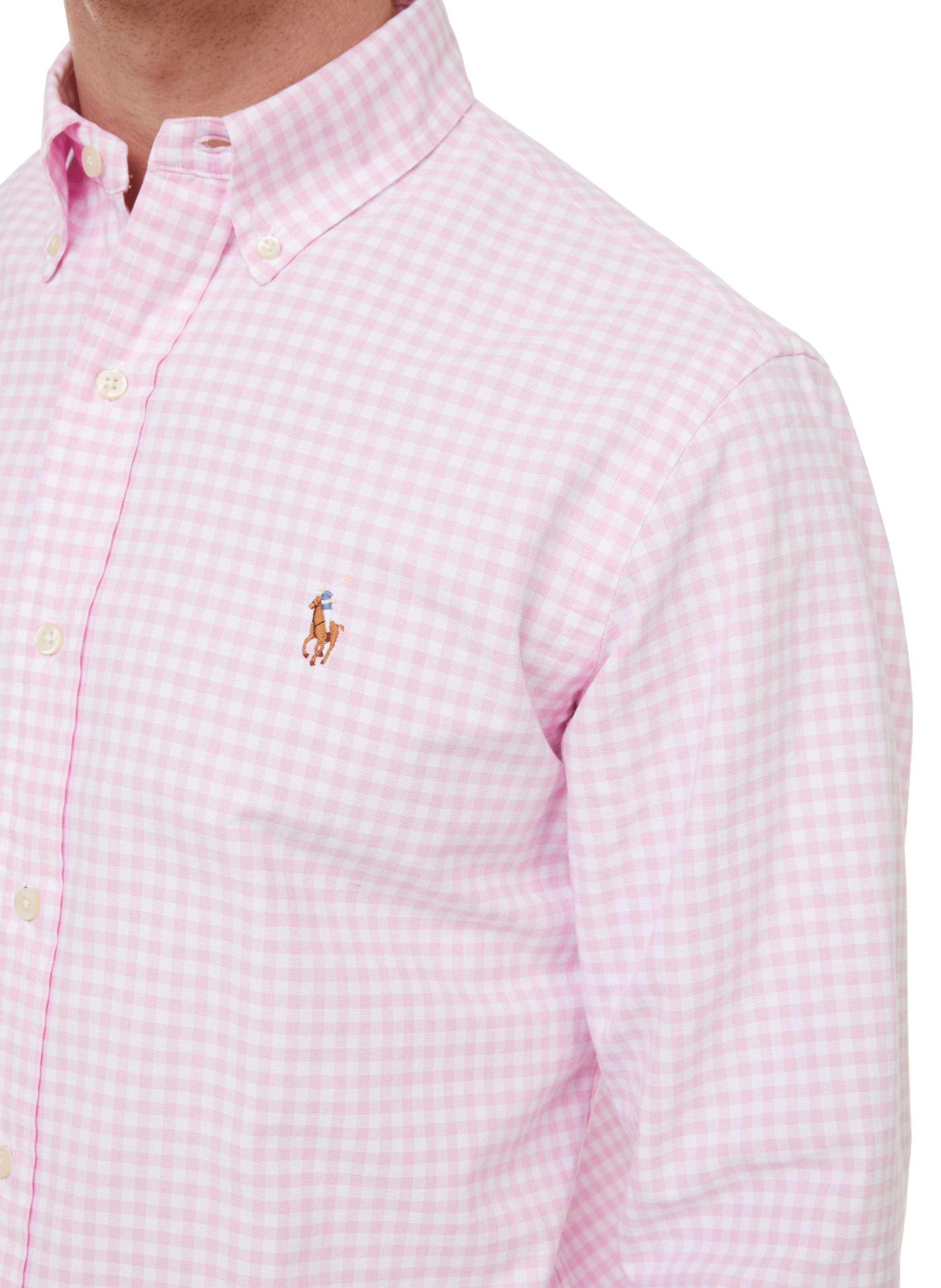 Cotton check shirt POLO RALPH LAUREN Pink