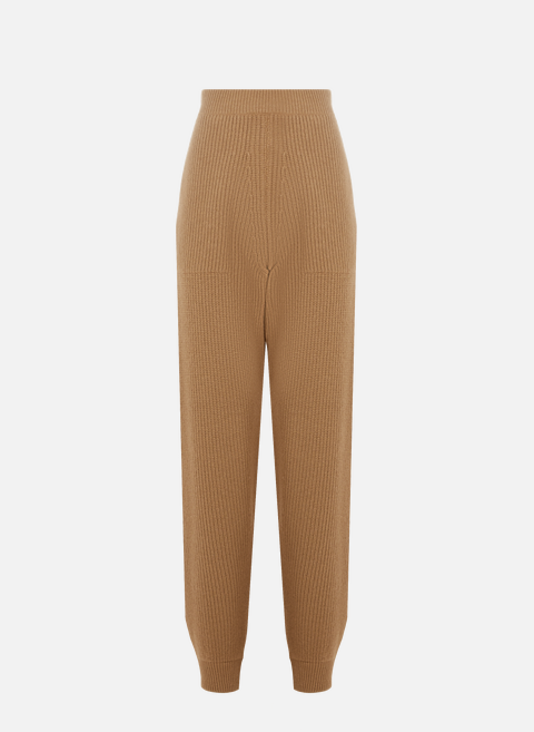 Wool blend jogging pants BrownMONCLER 