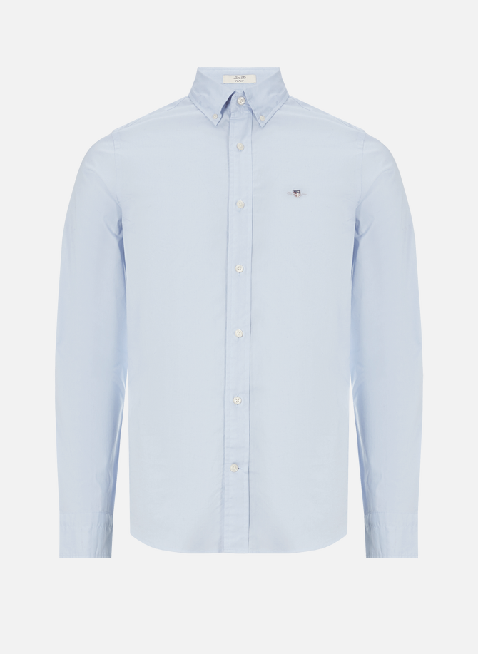 Straight-fit cotton poplin shirt GANT