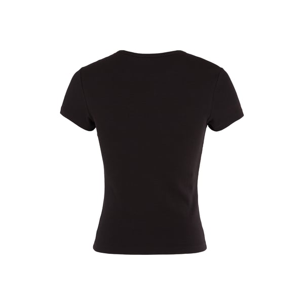 T-shirt côtelé en coton organique