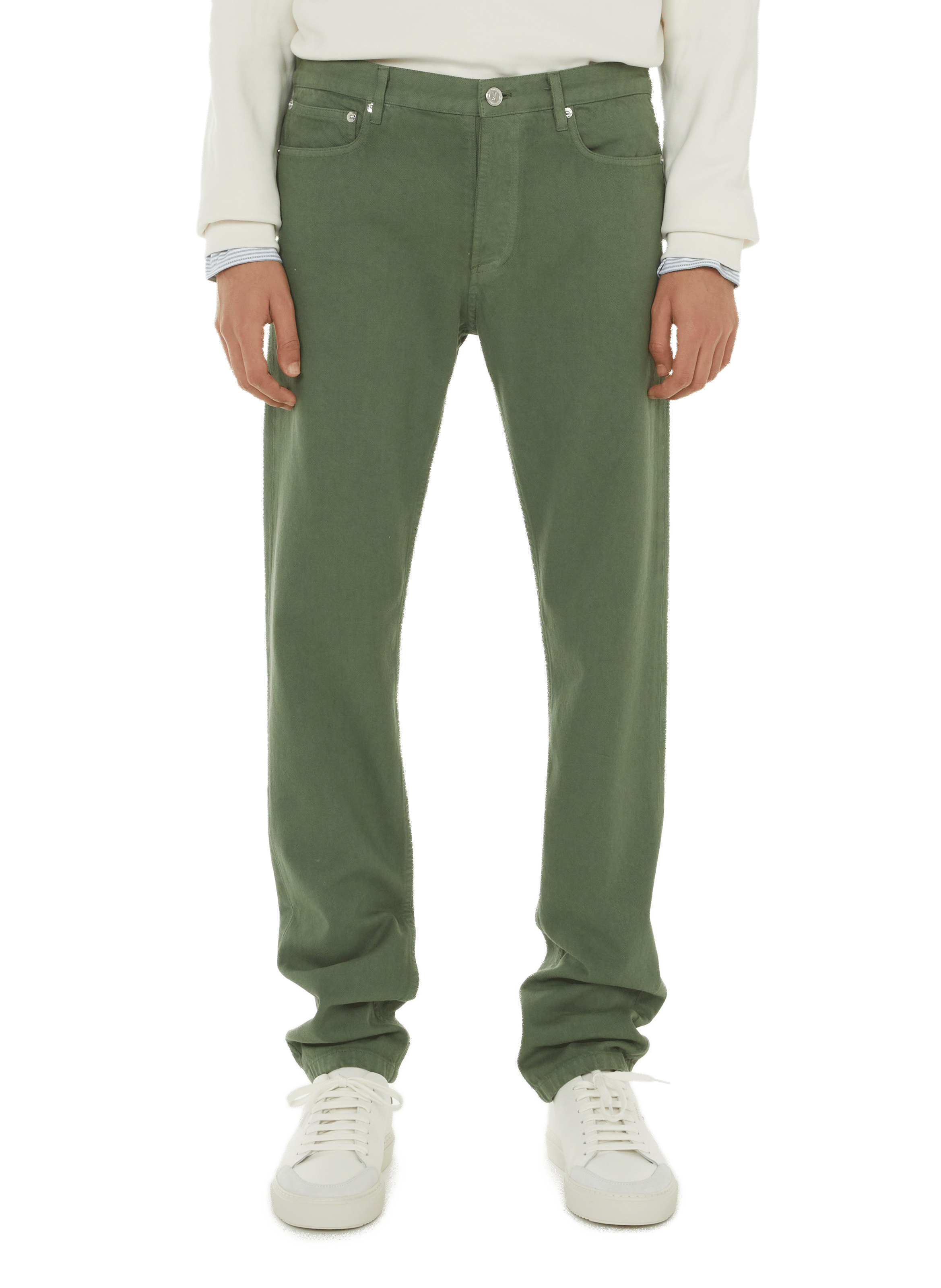 A.P.C. Jean slim Vert