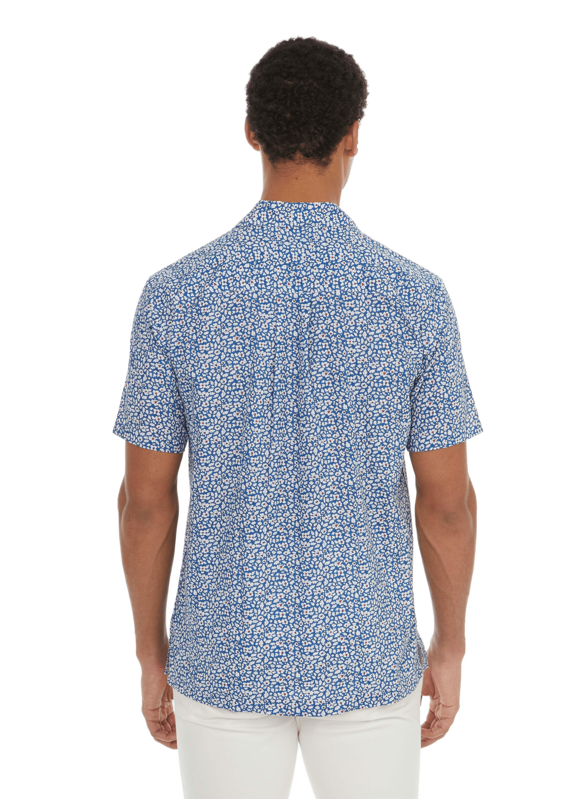 Chemise imprimée en coton  AU PRINTEMPS PARIS Bleu