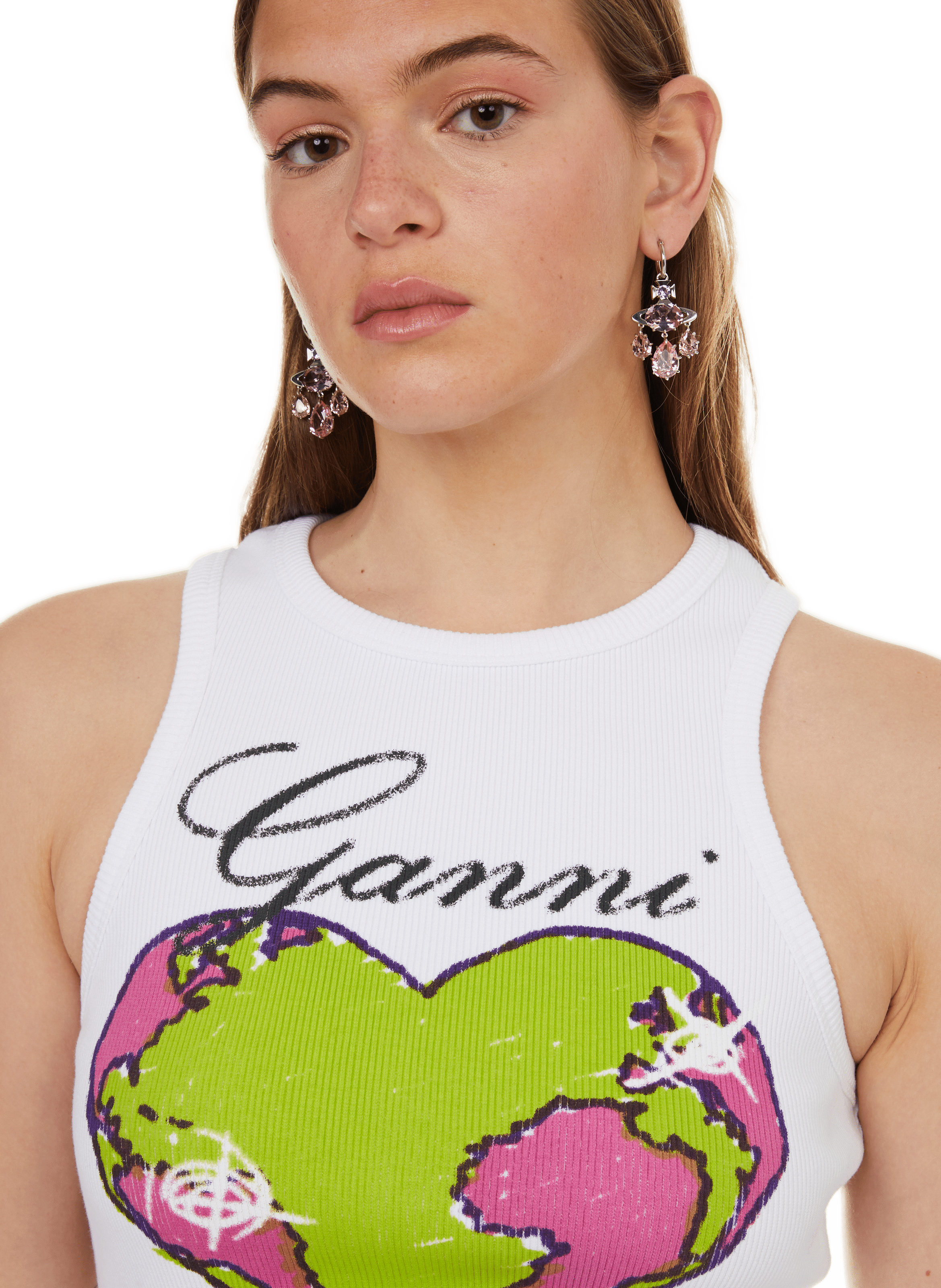 Augusta earrings  VIVIENNE WESTWOOD Pink